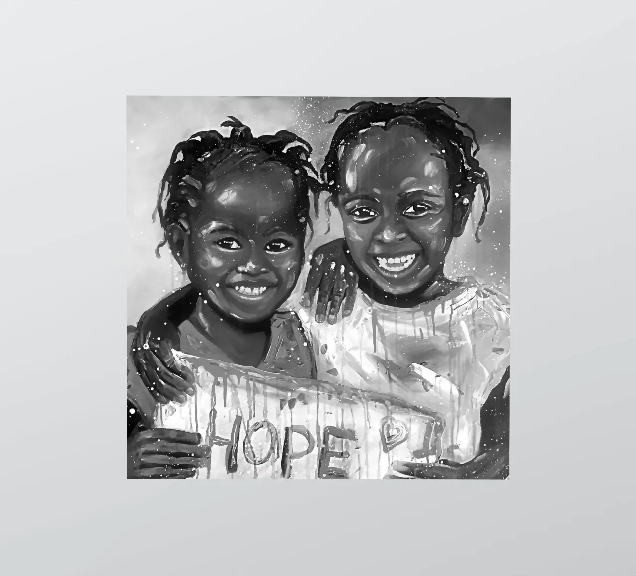 Smile of Hope Sticker von Happy 😃 Art 🎨 by Christine Schnoell