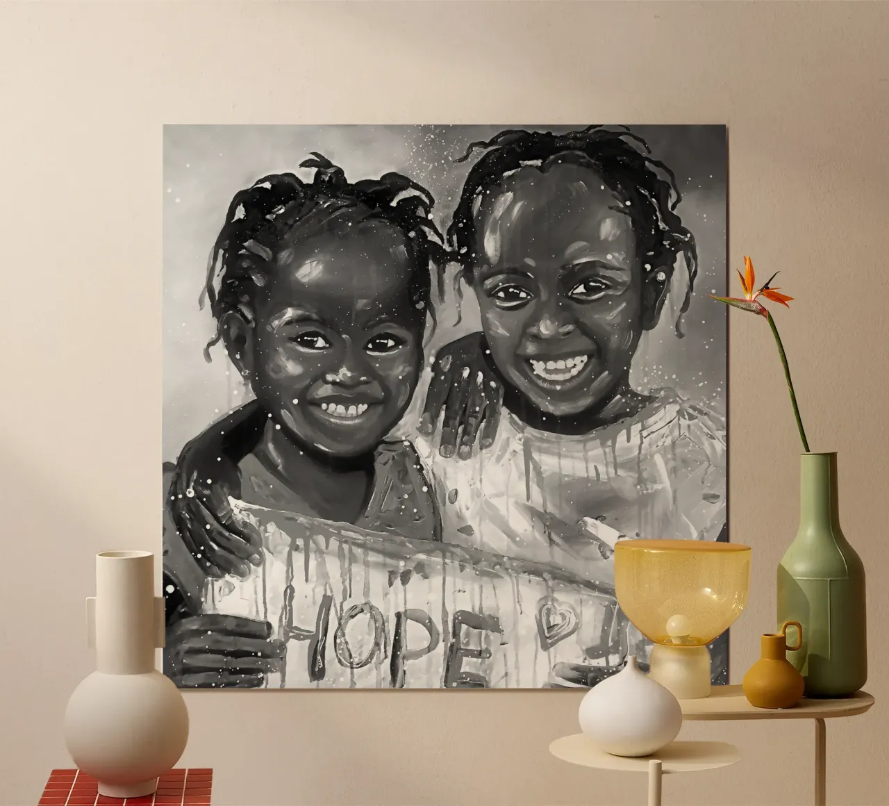 Smile of Hope carta hahnemühle da Happy 😃 Art 🎨 by Christine Schnoell