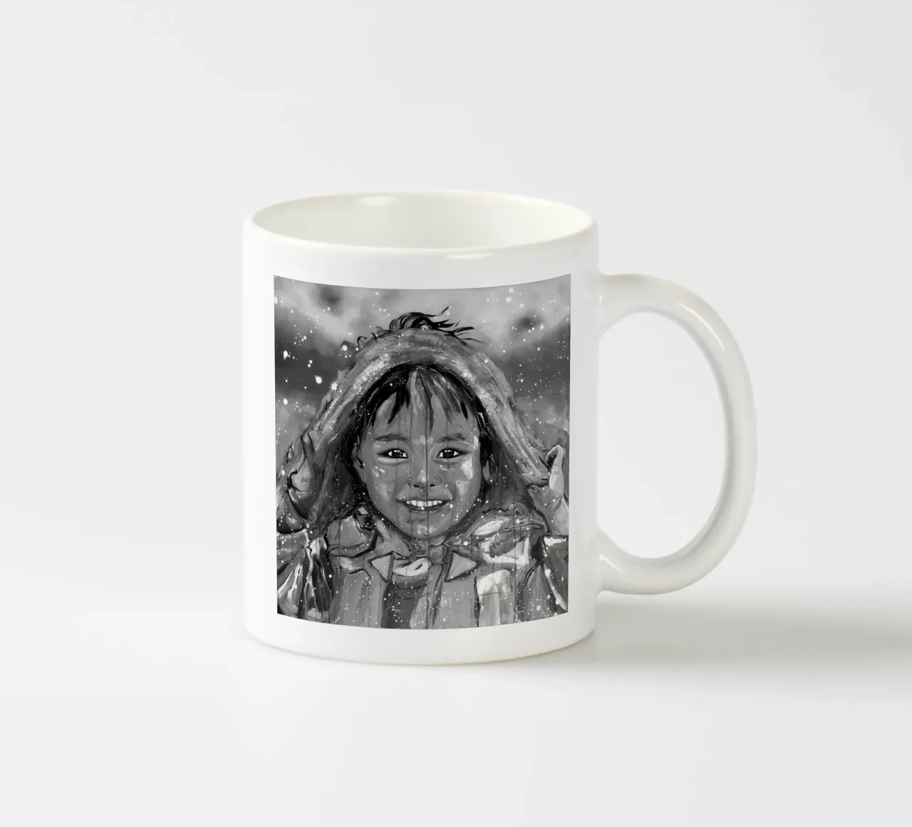 Smile from Tibet tazza in ceramica da Happy 😃 Art 🎨 by Christine Schnoell