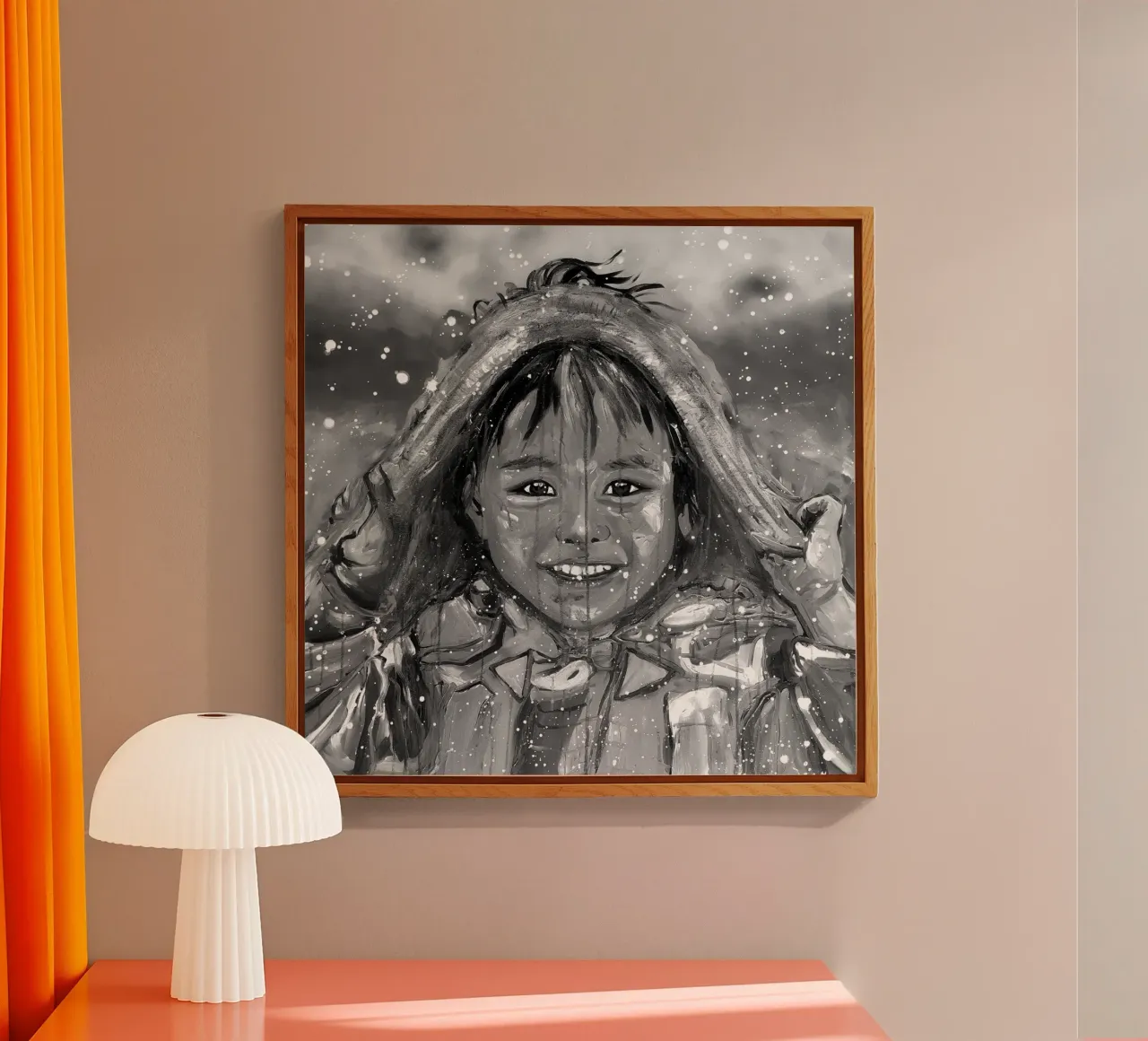 Smile from Tibet plexiglass da Happy 😃 Art 🎨 by Christine Schnoell