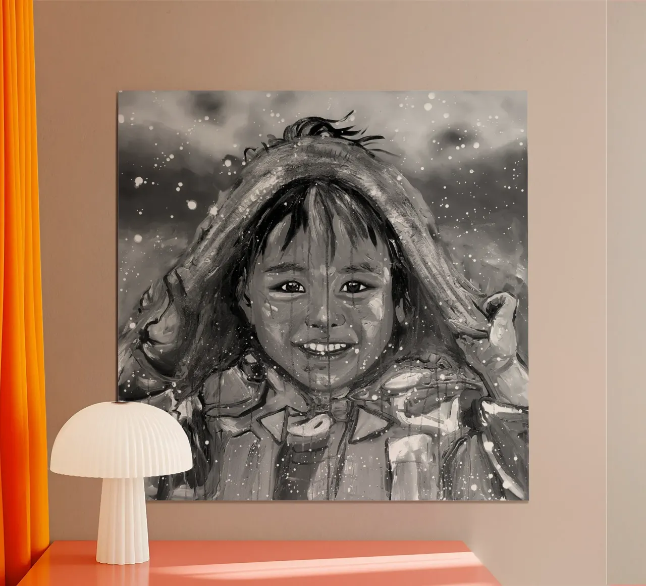Smile from Tibet carta hahnemühle da Happy 😃 Art 🎨 by Christine Schnoell