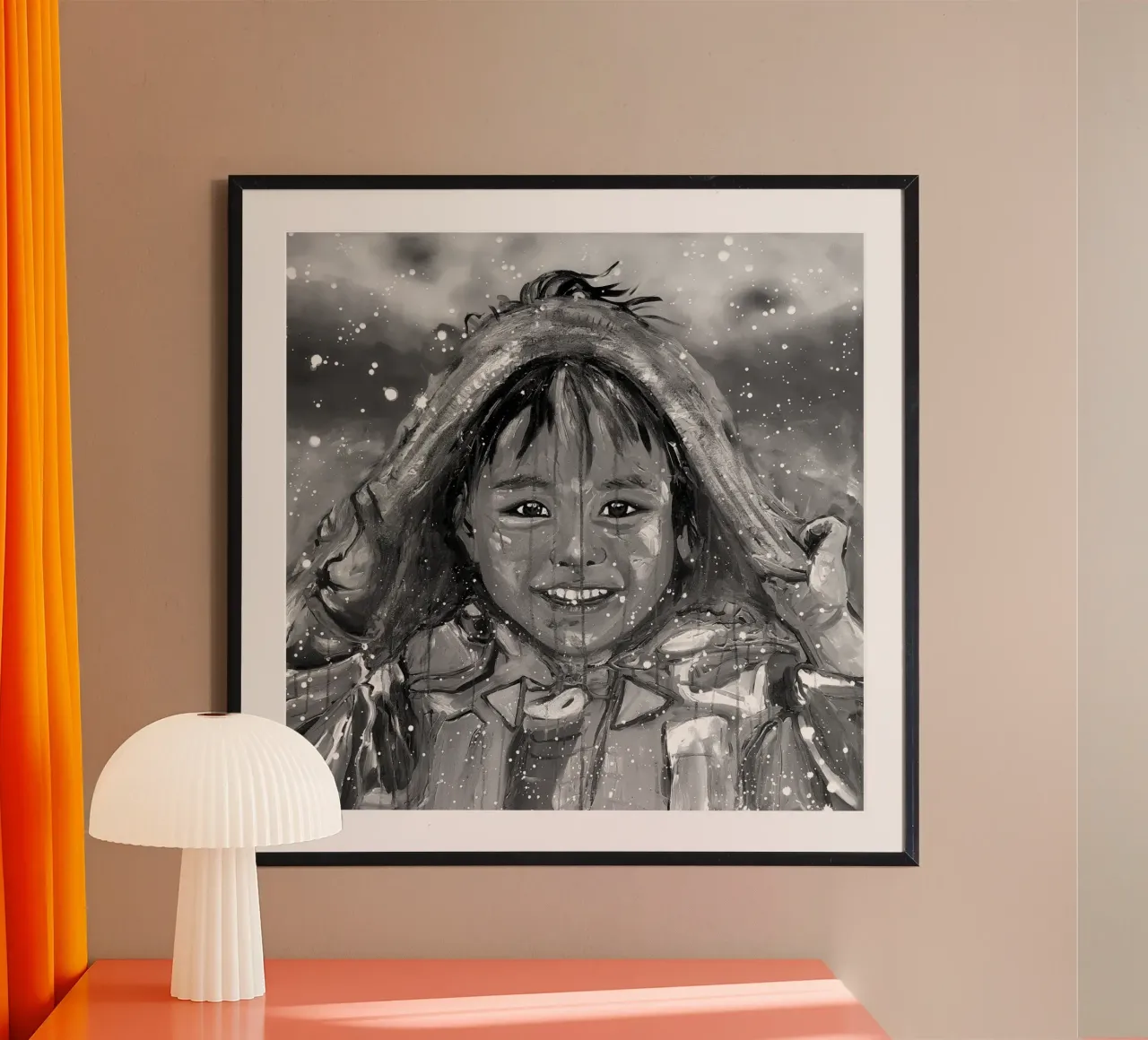 Smile from Tibet carta hahnemühle da Happy 😃 Art 🎨 by Christine Schnoell