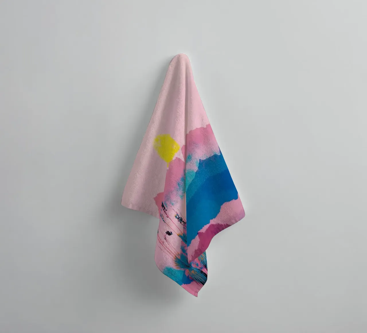 She's Made of Liquid Sunsets, Nature Landscape Painting towel by 83oranges