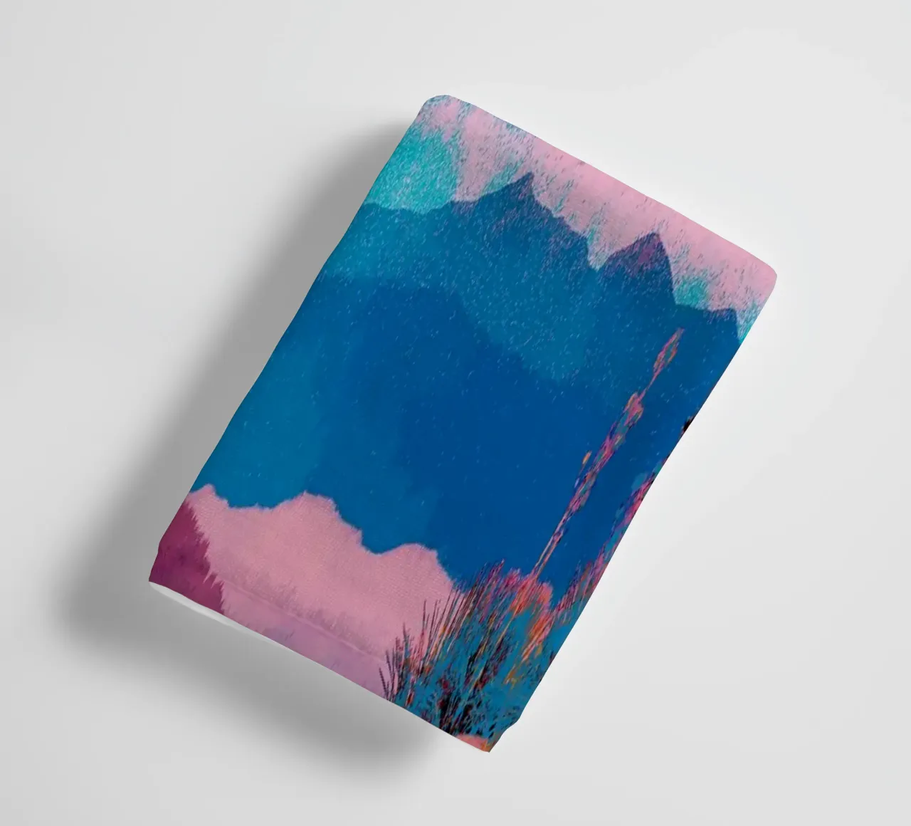 She's Made of Liquid Sunsets, Nature Landscape Painting towel by 83oranges