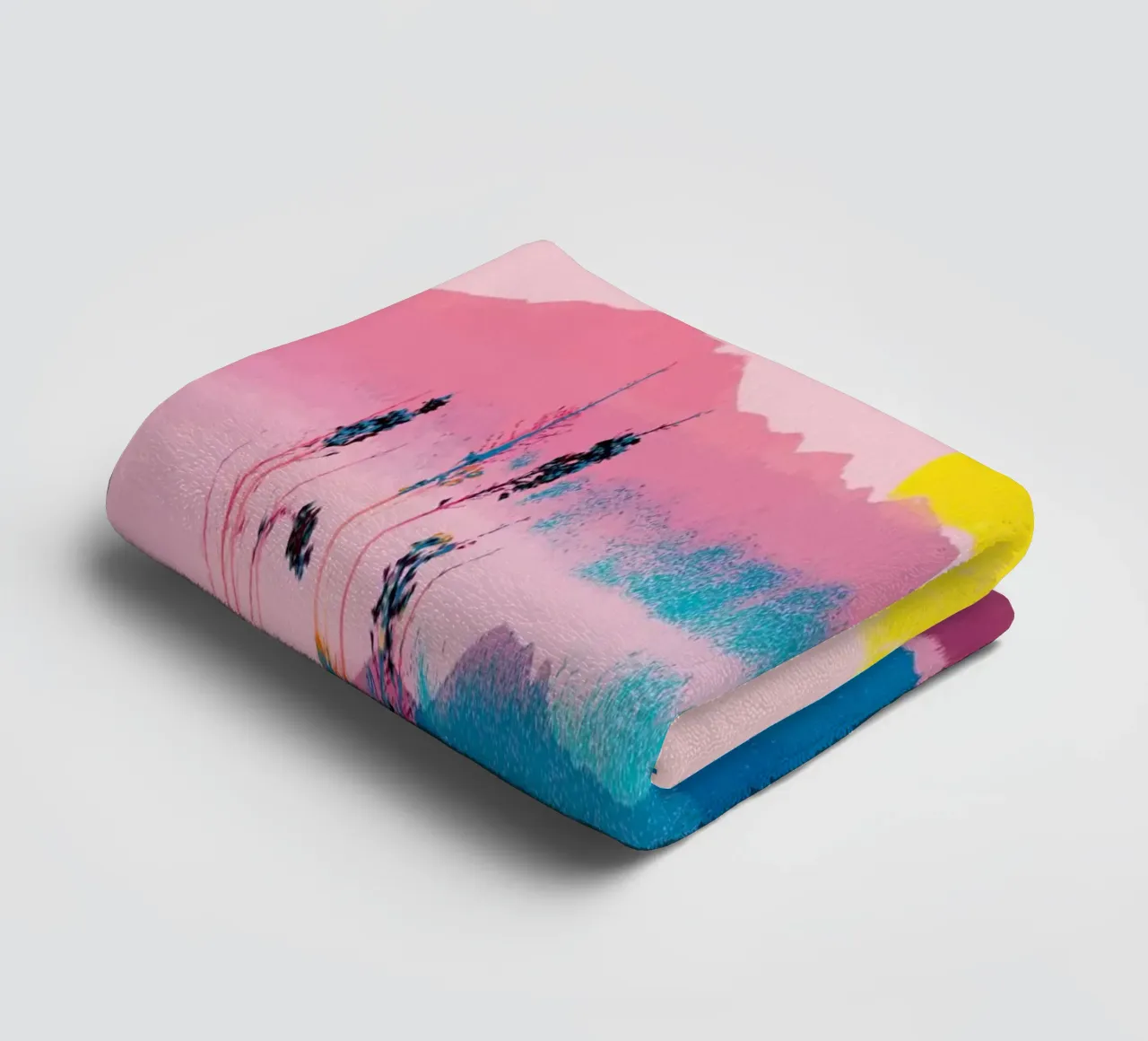 She's Made of Liquid Sunsets, Nature Landscape Painting towel by 83oranges