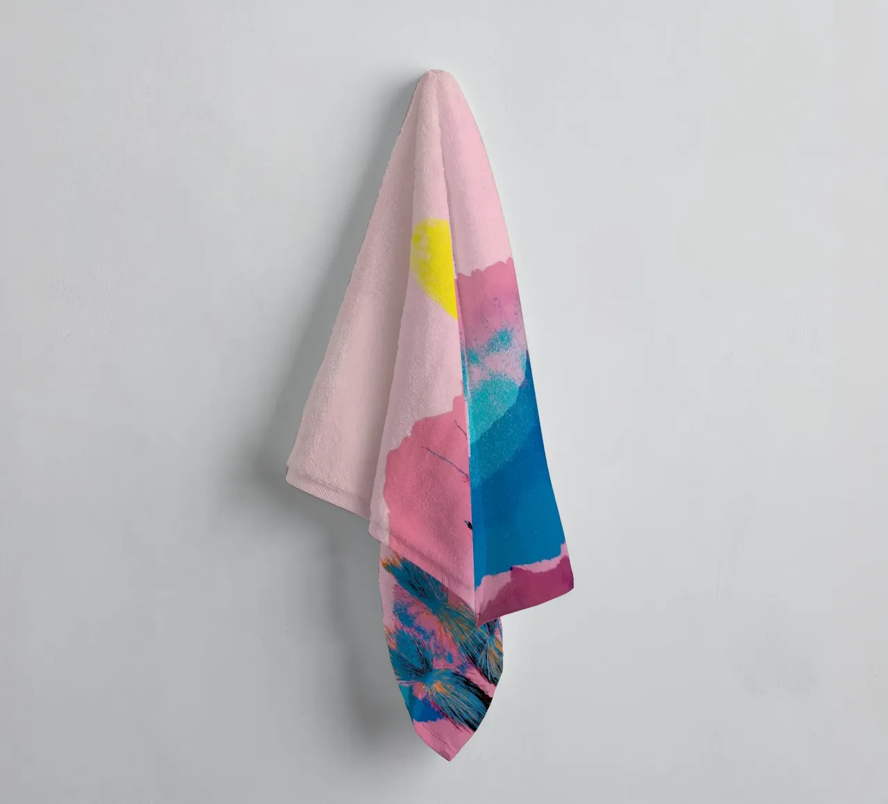 She's Made of Liquid Sunsets, Nature Landscape Painting towel by 83oranges