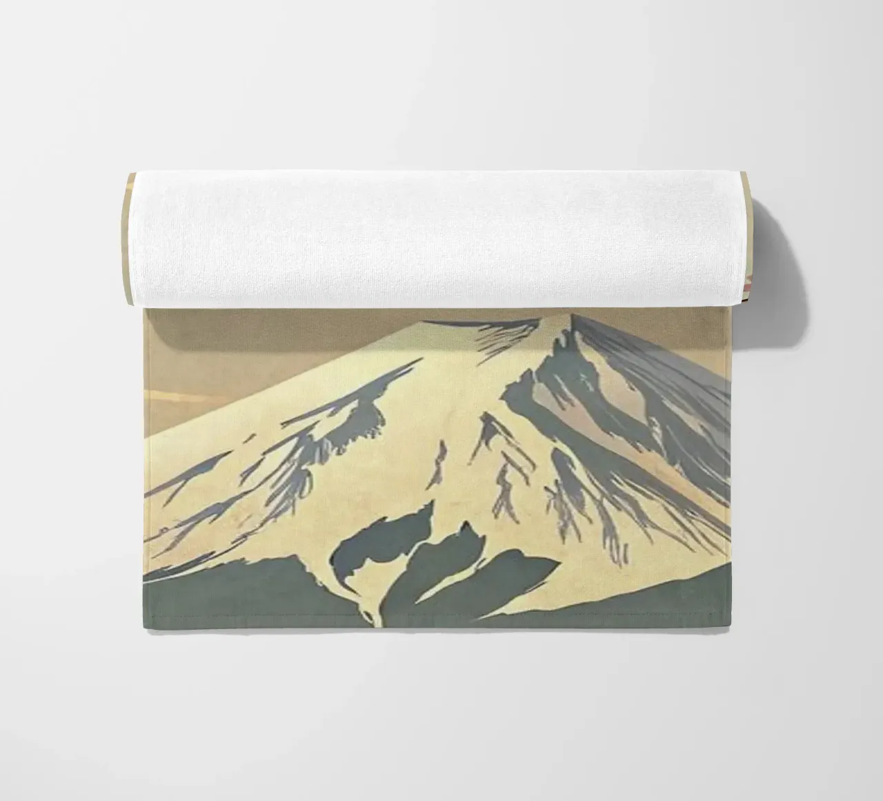 Póster de época del Monte Fuji toalla de playa de 🎁 ARTVI-SHOP