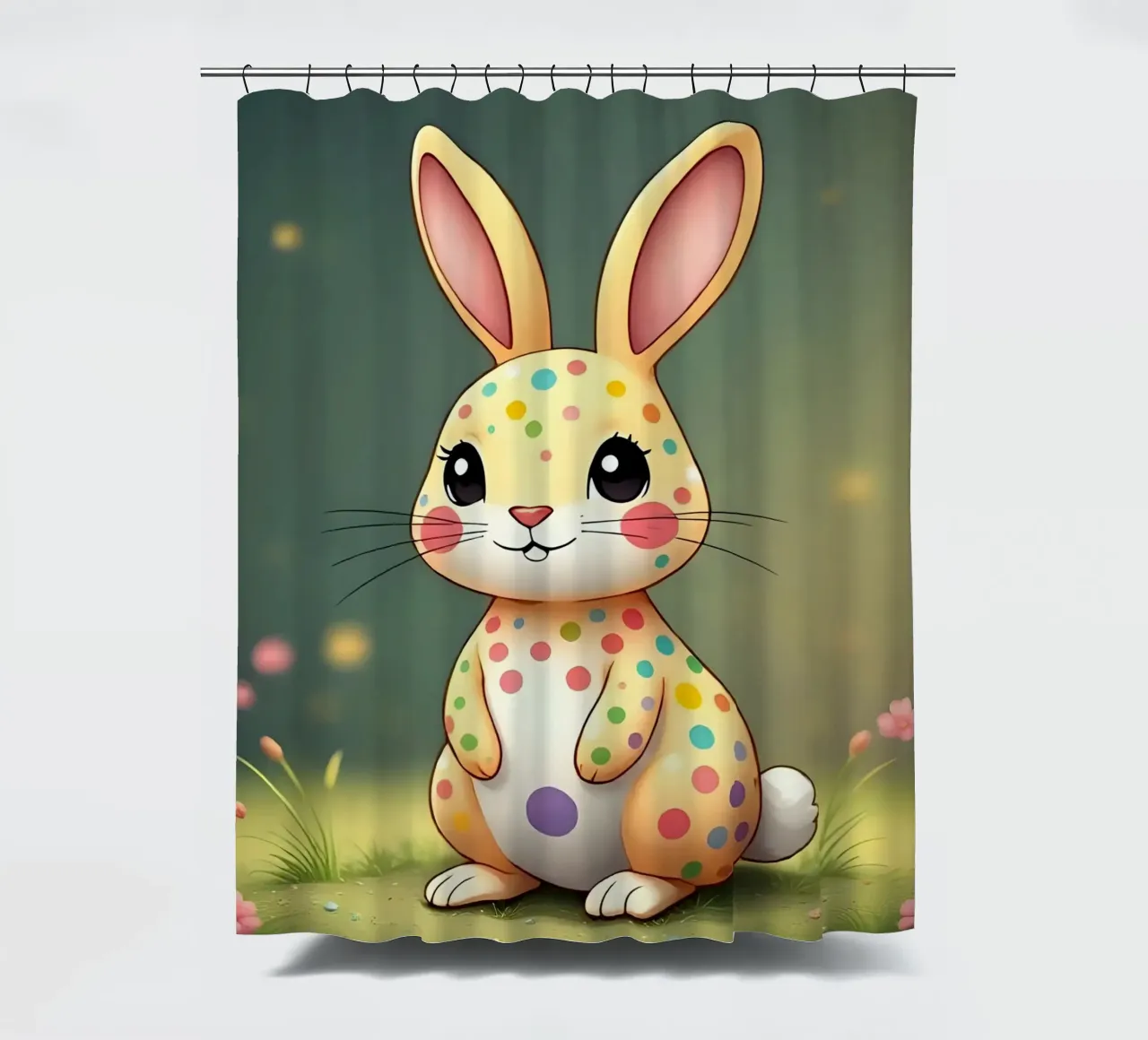 Lepre_1 tenda da doccia da Tierisch bunt by LK