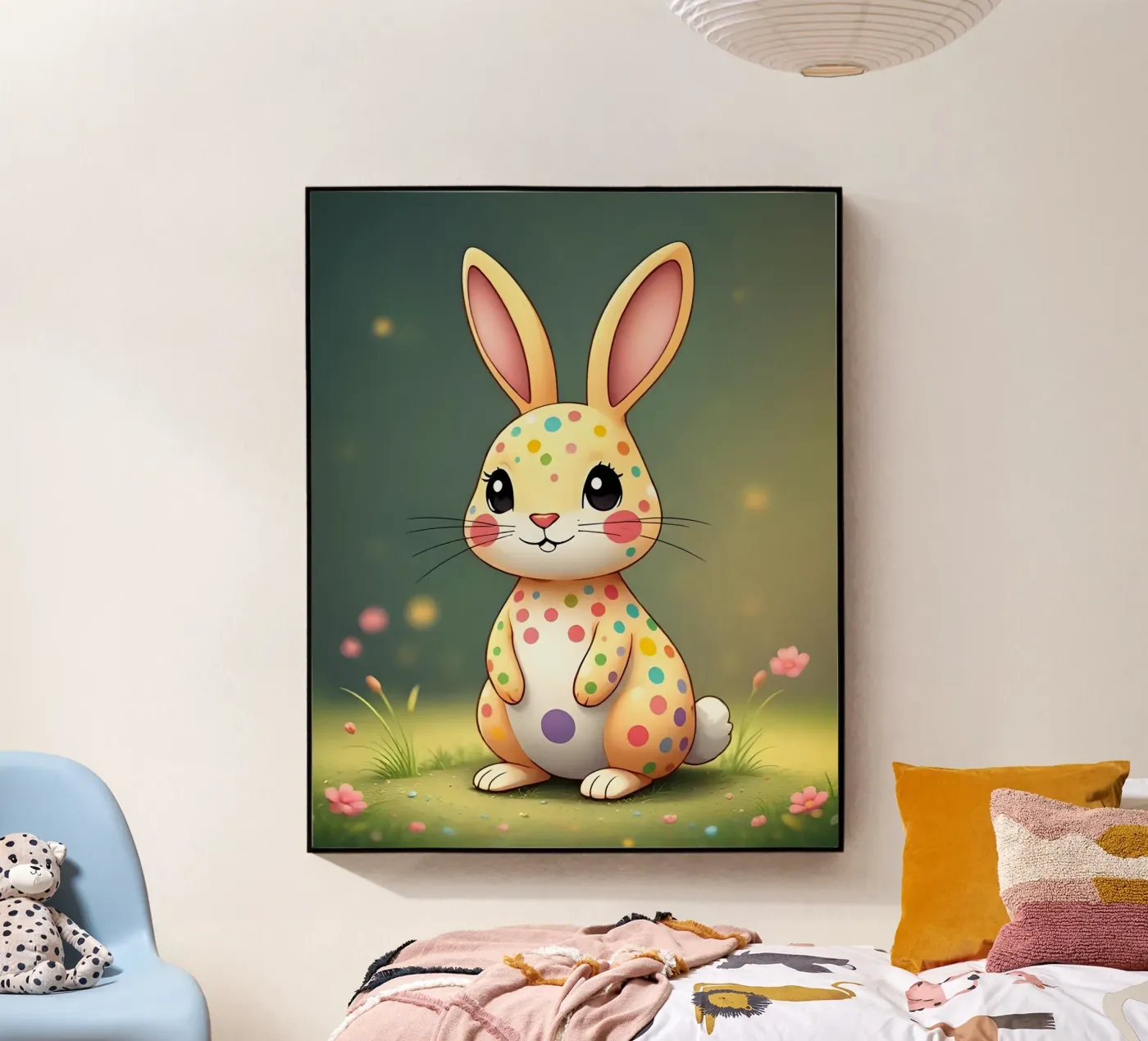 Hare_1 Acryl-Glas von Tierisch bunt by LK