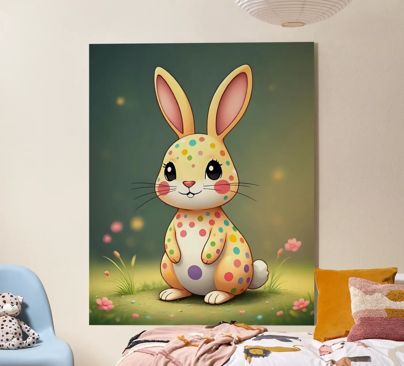 Hare_1 Acryl-Glas von Tierisch bunt by LK