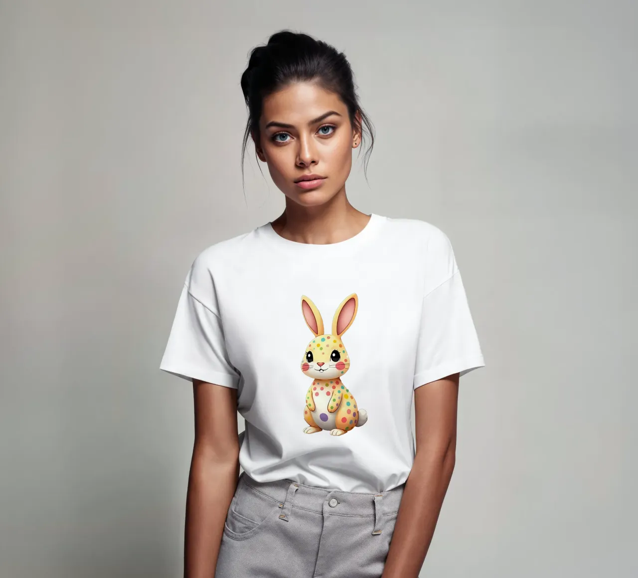 Lepre_1a t-shirt da Tierisch bunt by LK