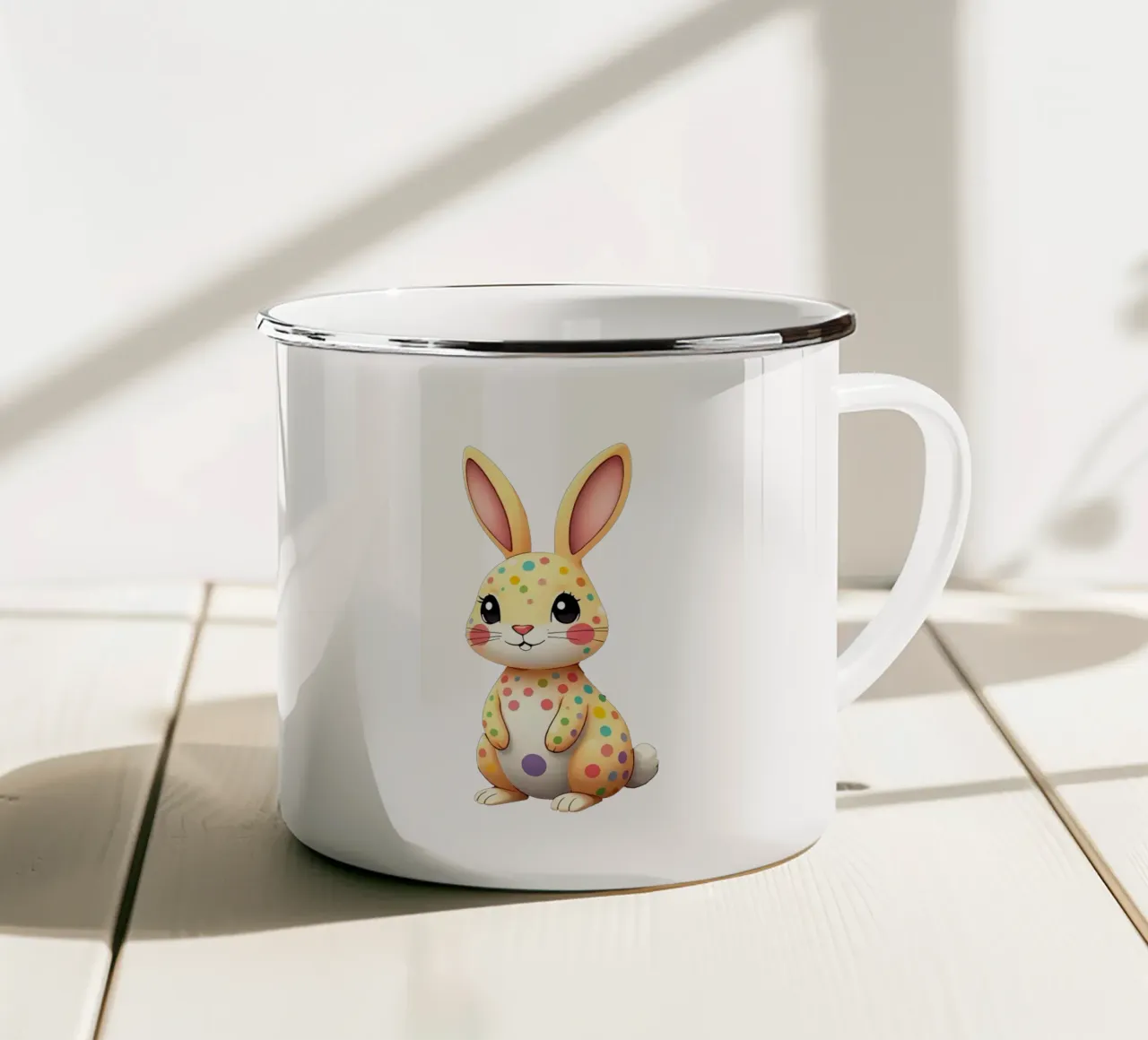 Lepre_1a tazza in smalto da Tierisch bunt by LK