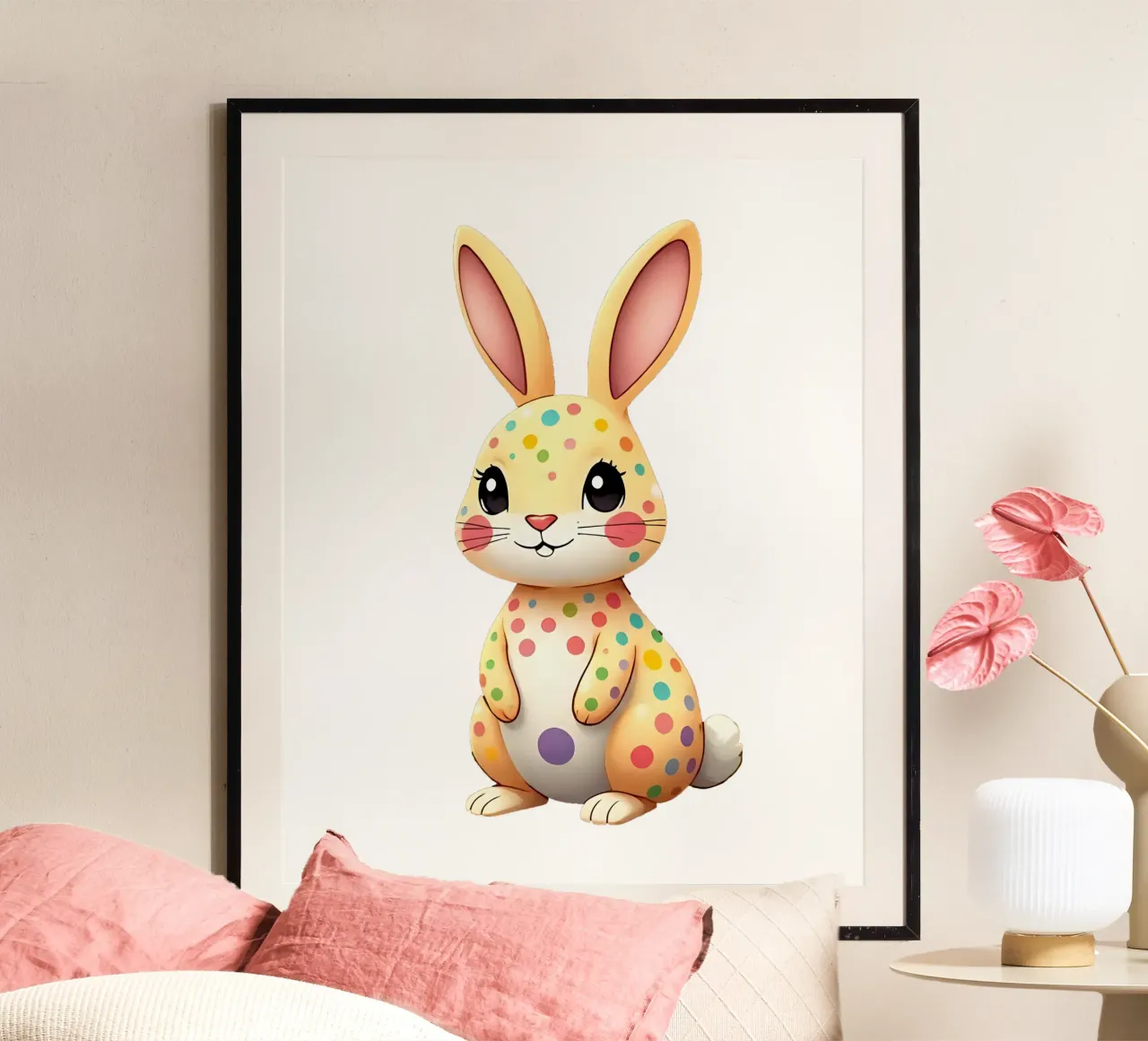 Hare_1a poster da Tierisch bunt by LK