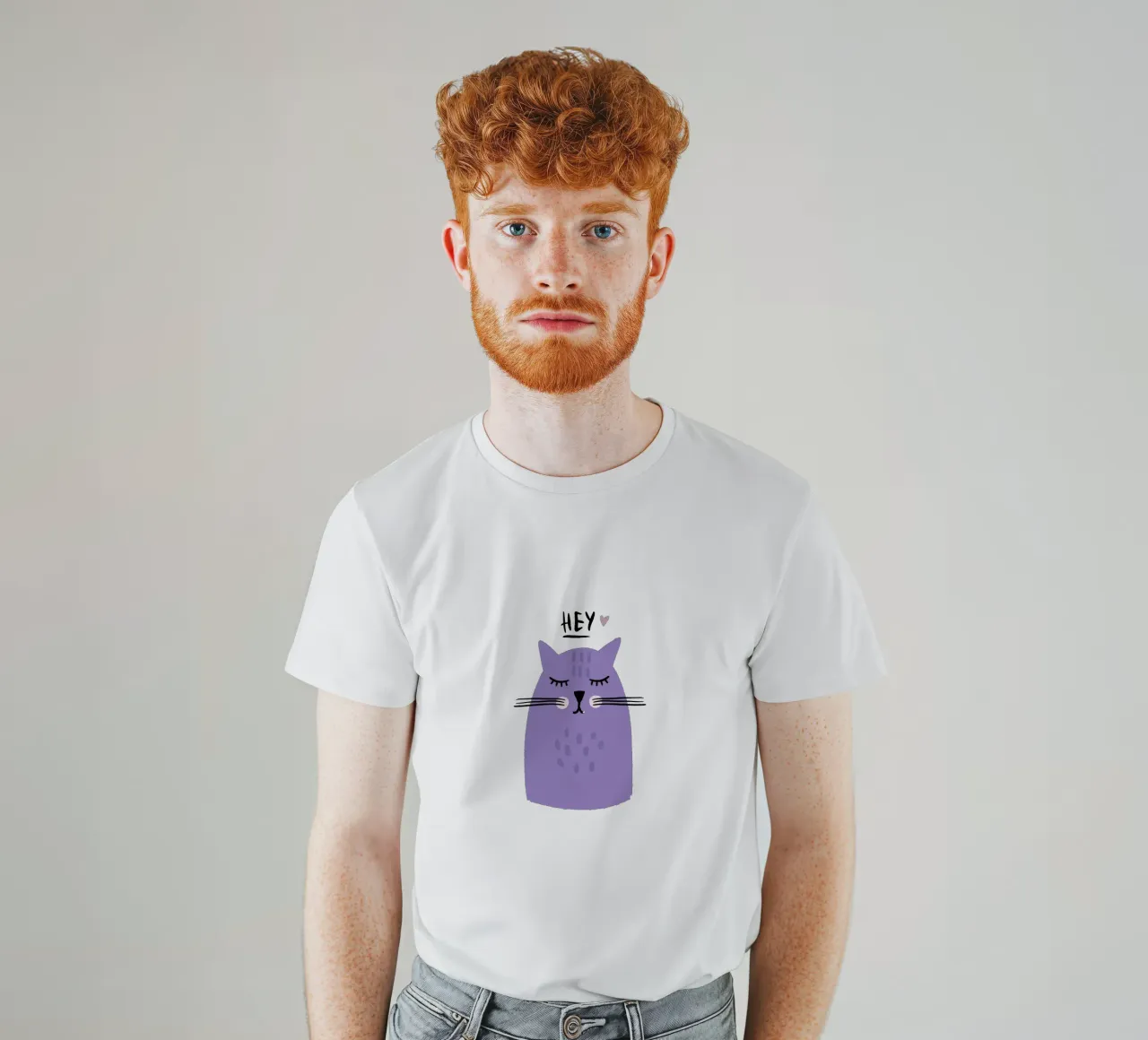 Feline Cute t-shirt da Little Flourishes