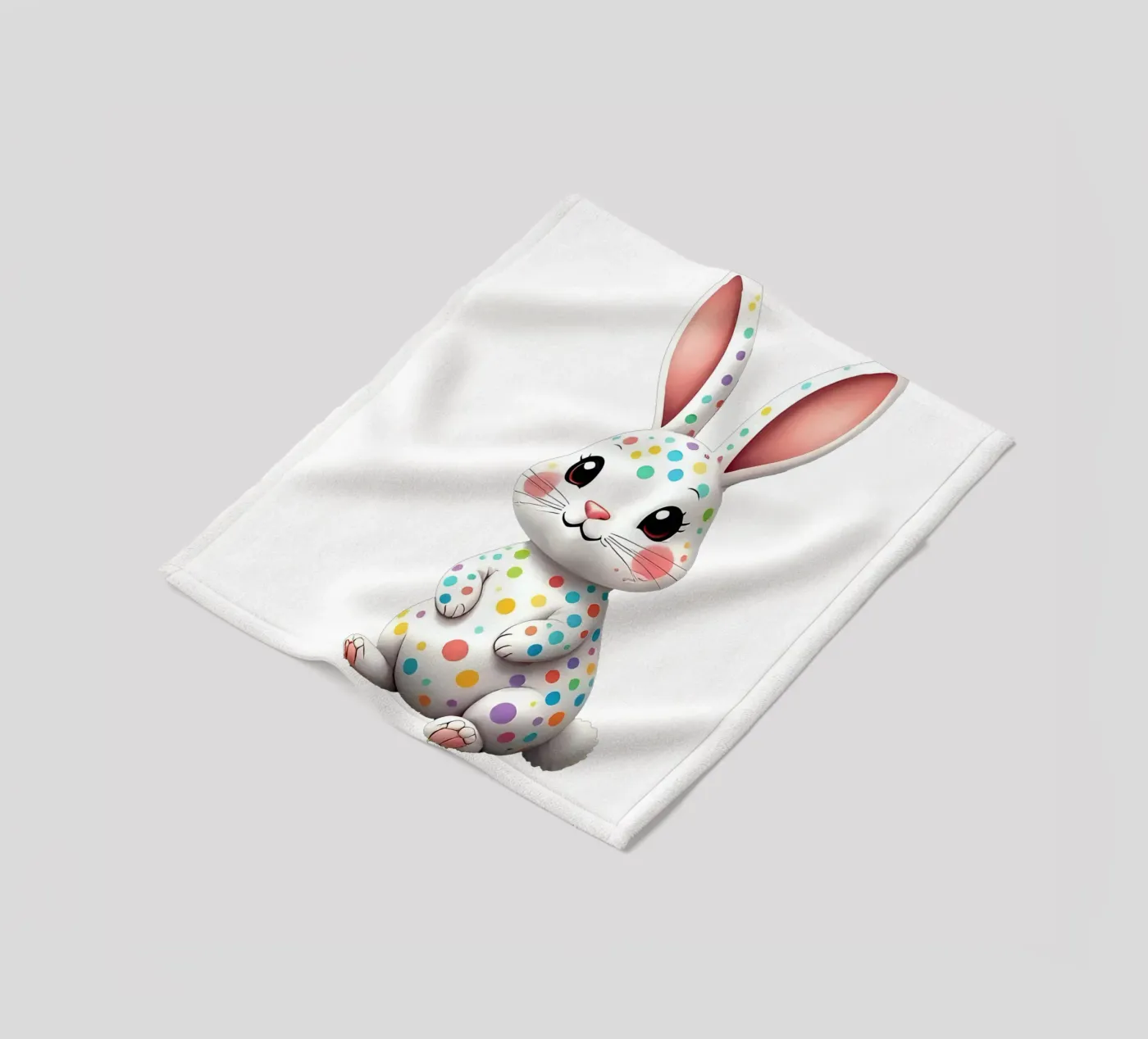 Hare_2a coperta in pile da Tierisch bunt by LK