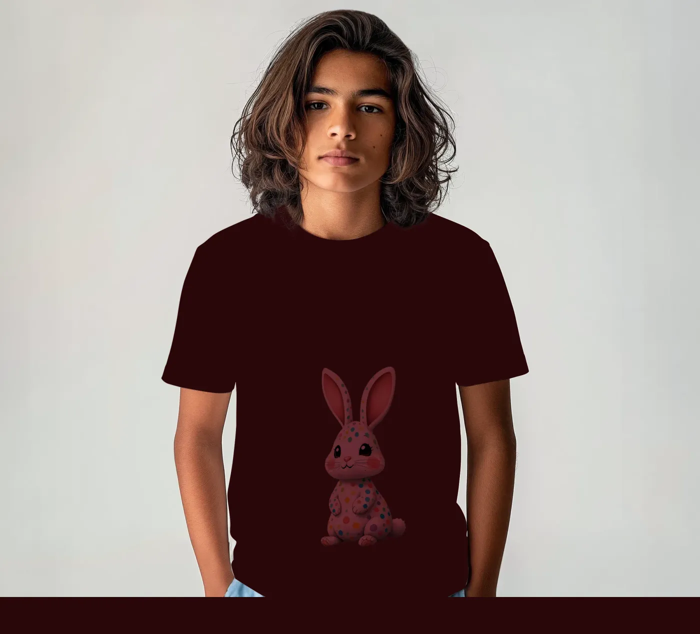 Lepre_2a t-shirt bambini da Tierisch bunt by LK