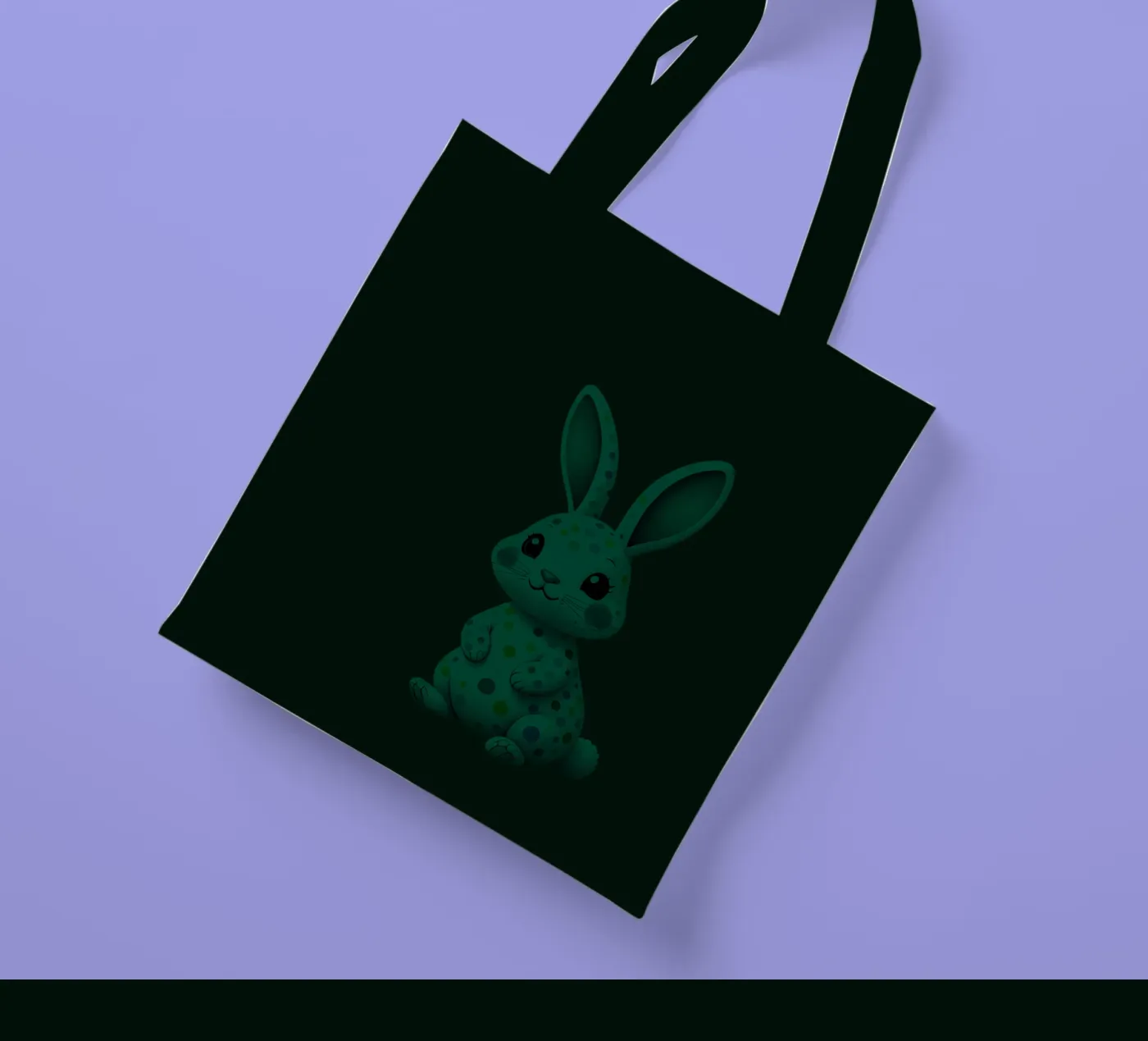 Hare_2a tote bag by Tierisch bunt by LK