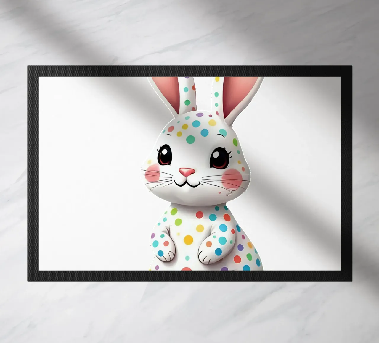 Hare_2a doormat by Tierisch bunt by LK