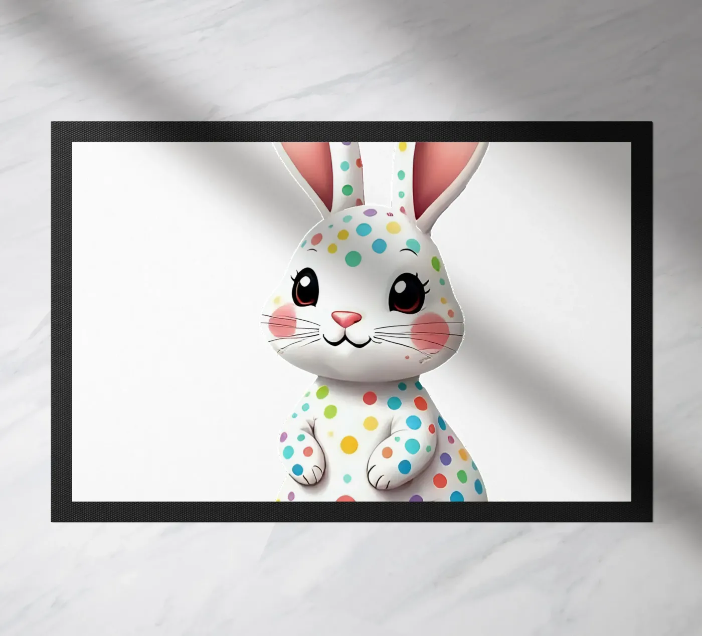 Hare_2a doormat by Tierisch bunt by LK