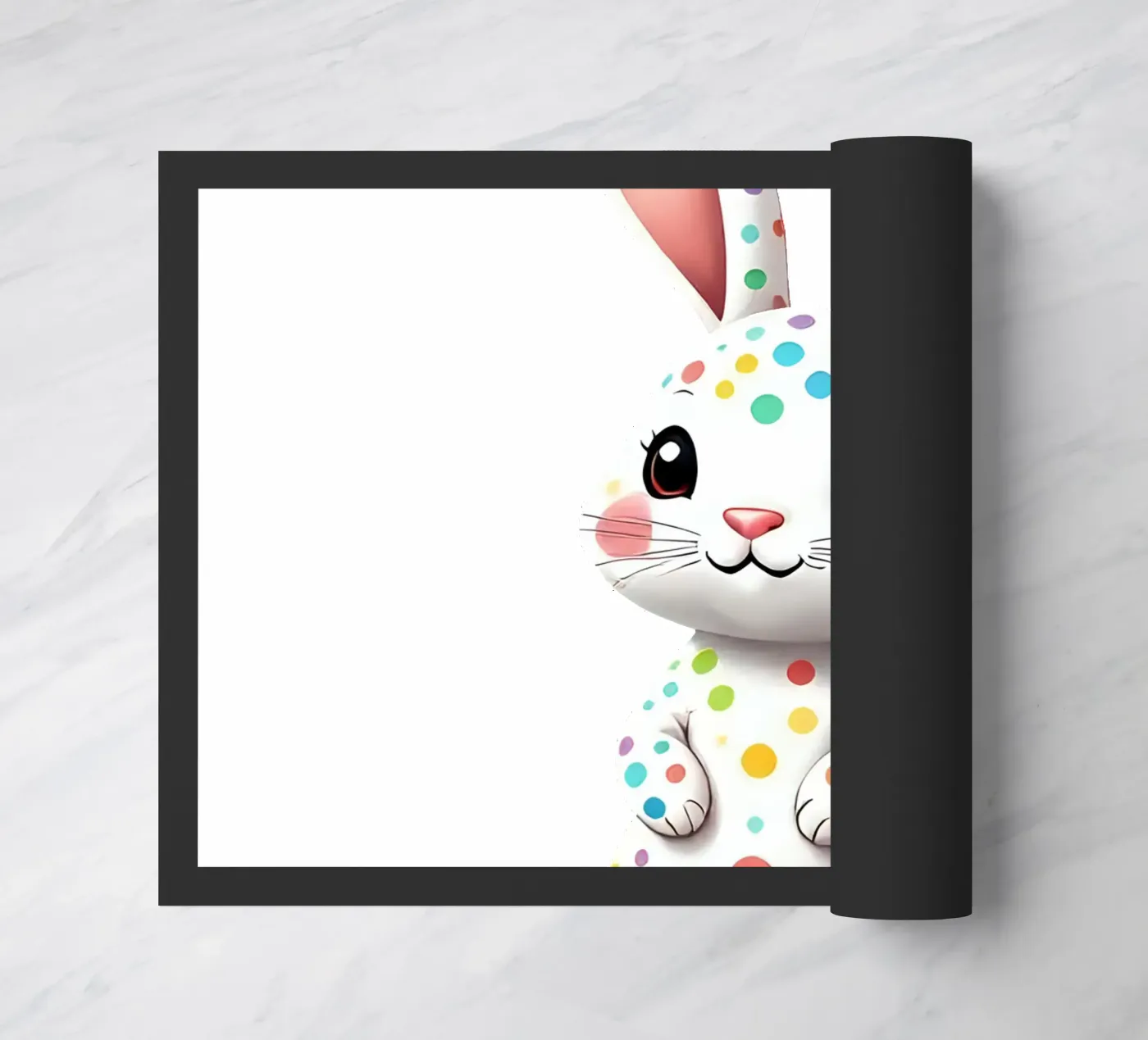 Hare_2a doormat by Tierisch bunt by LK