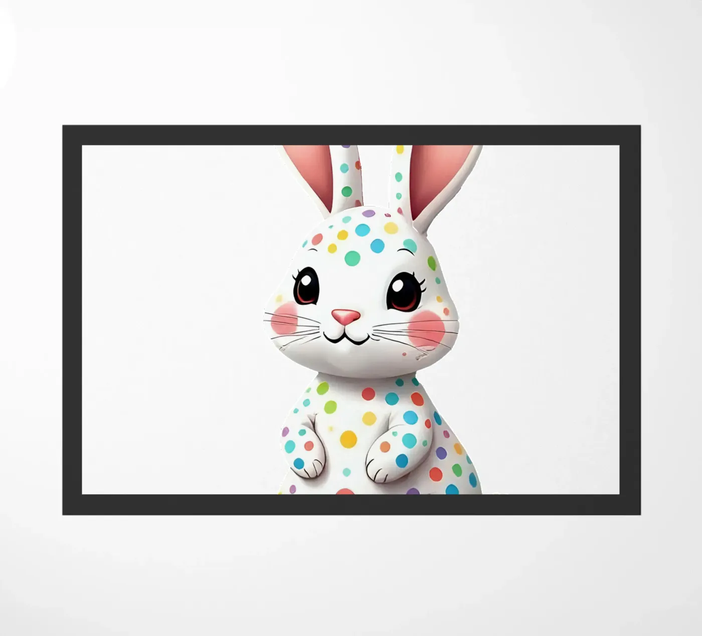 Hare_2a doormat by Tierisch bunt by LK