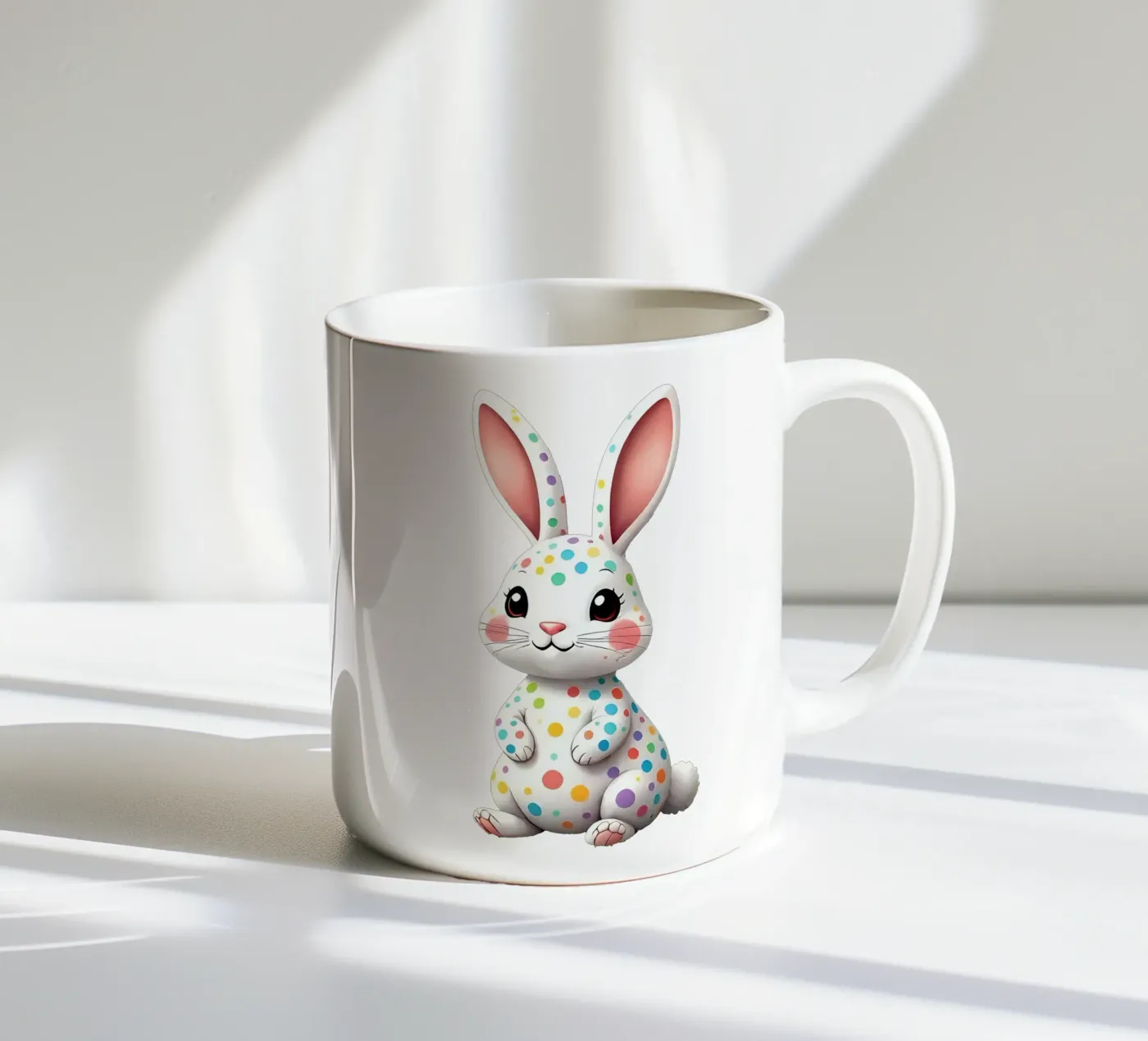 Hare_2a ceramic mug by Tierisch bunt by LK