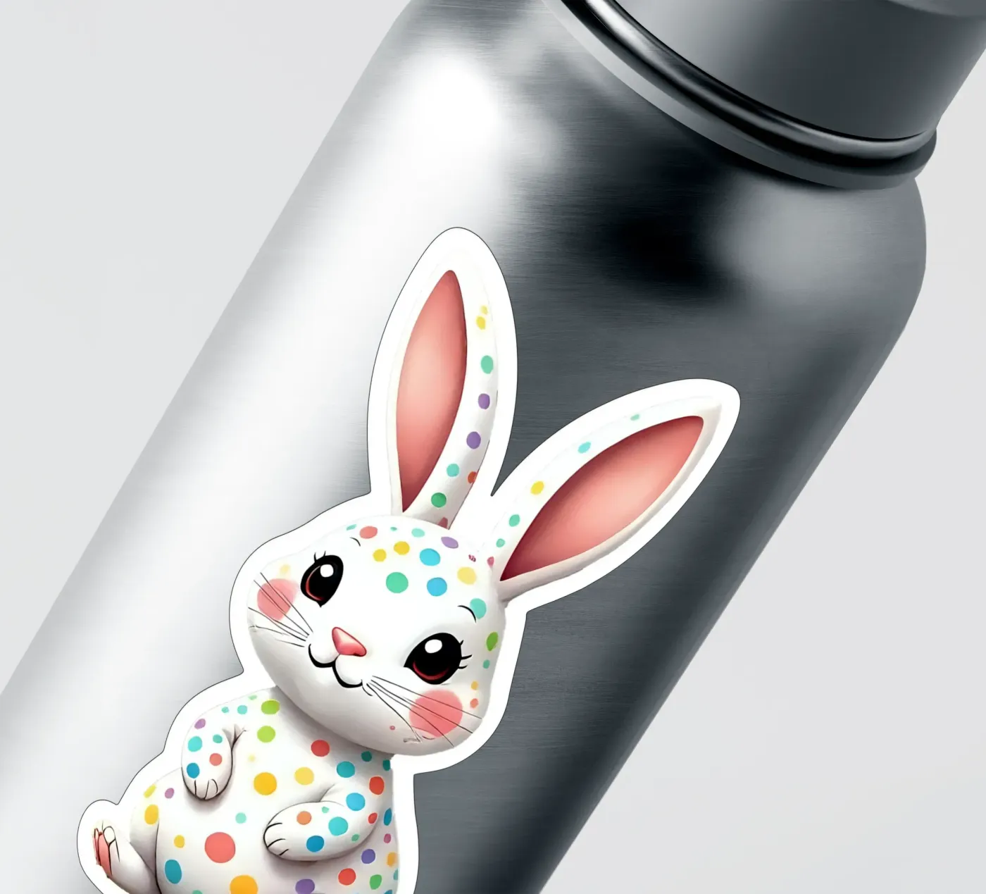 Hare_2a sticker van Tierisch bunt by LK