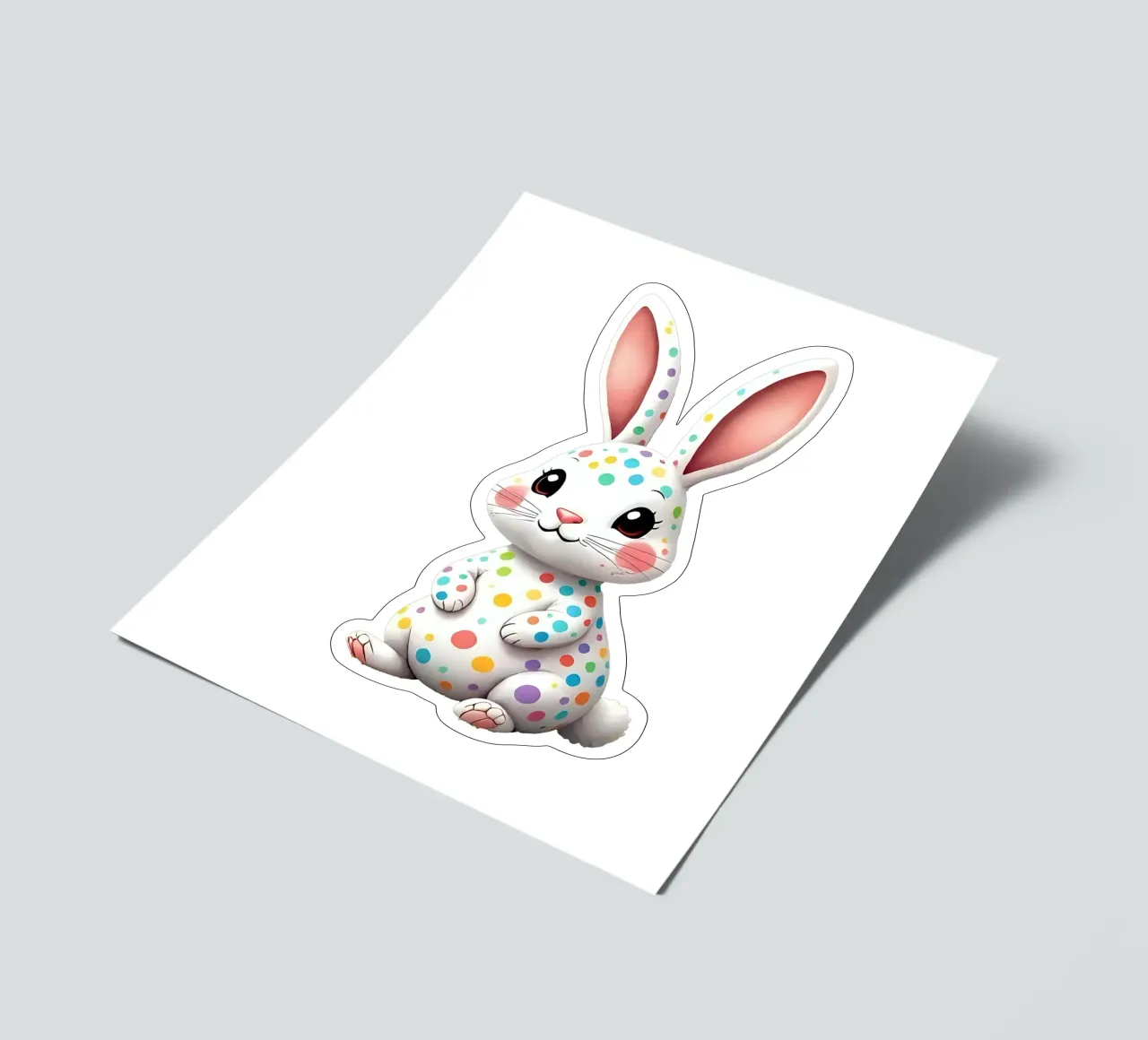 Hare_2a stickervel van Tierisch bunt by LK