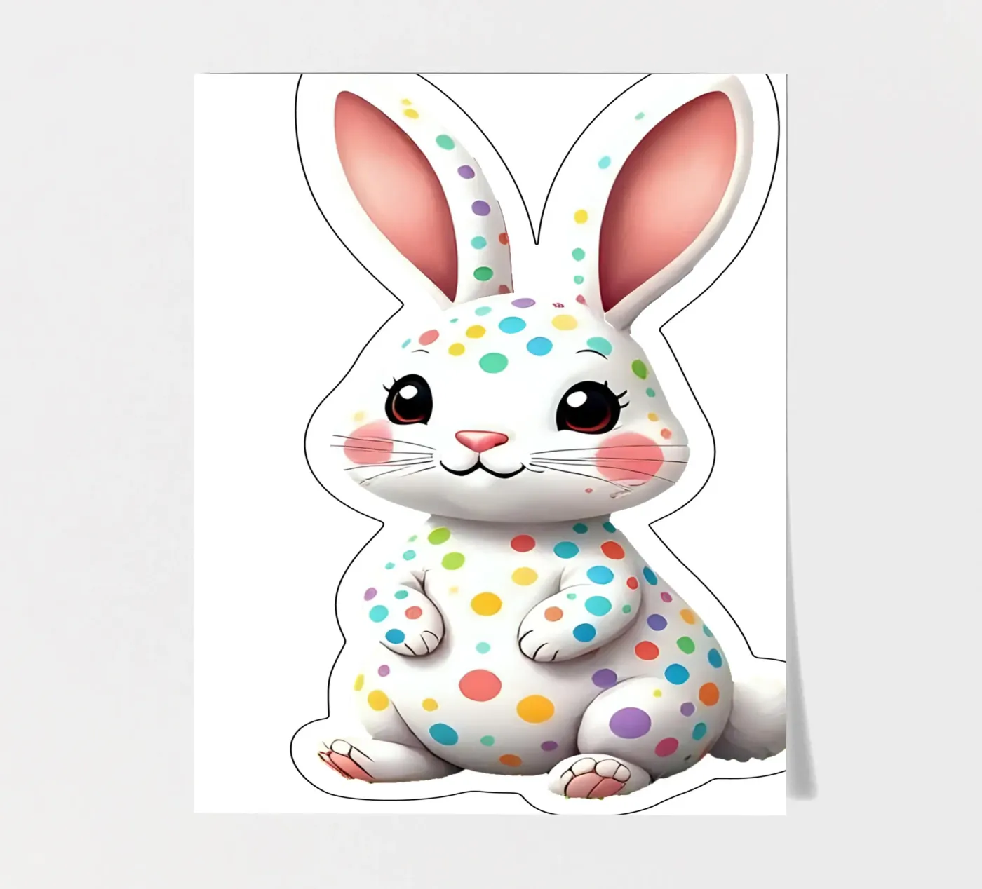 Hare_2a sticker sheet by Tierisch bunt by LK
