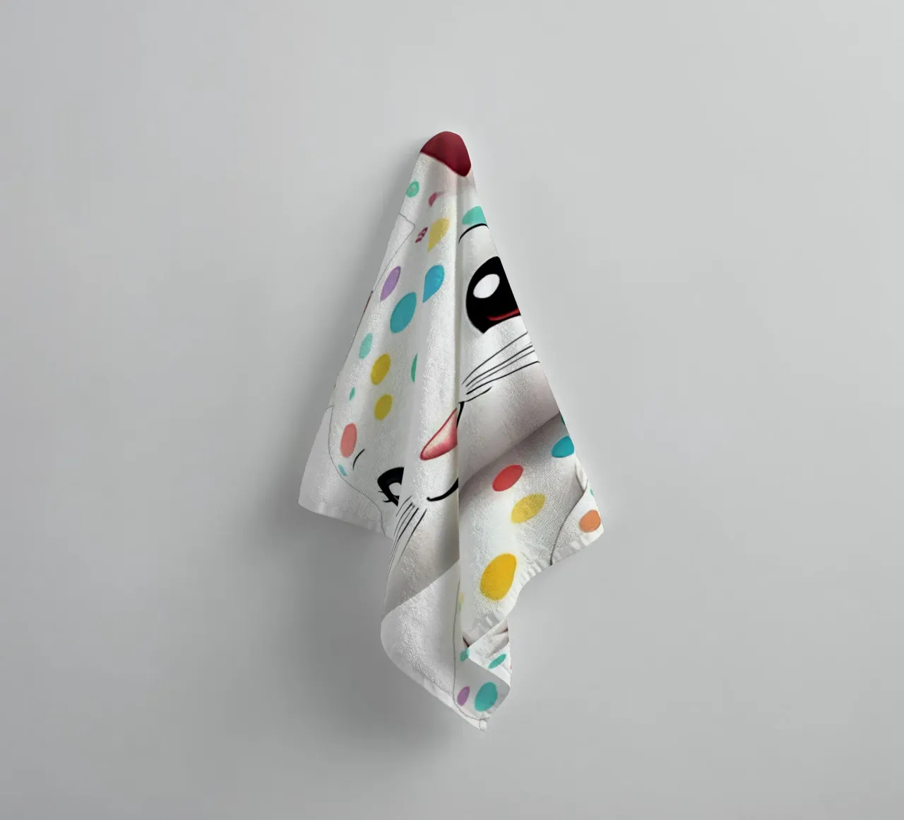 Haas_2a badhanddoek van Tierisch bunt by LK