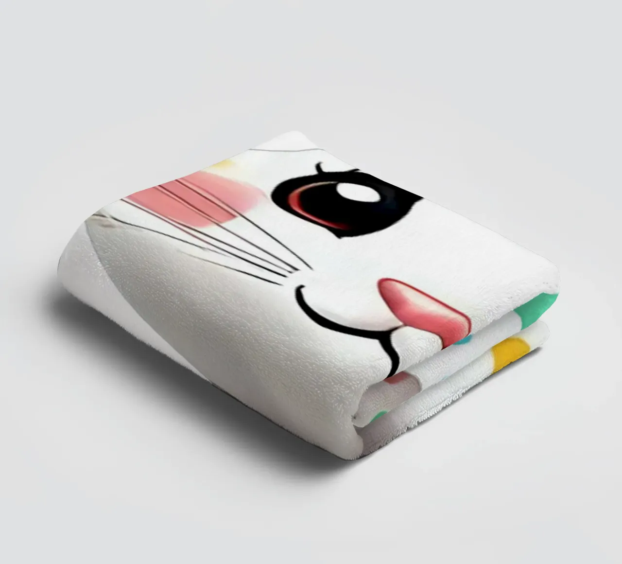 Haas_2a badhanddoek van Tierisch bunt by LK