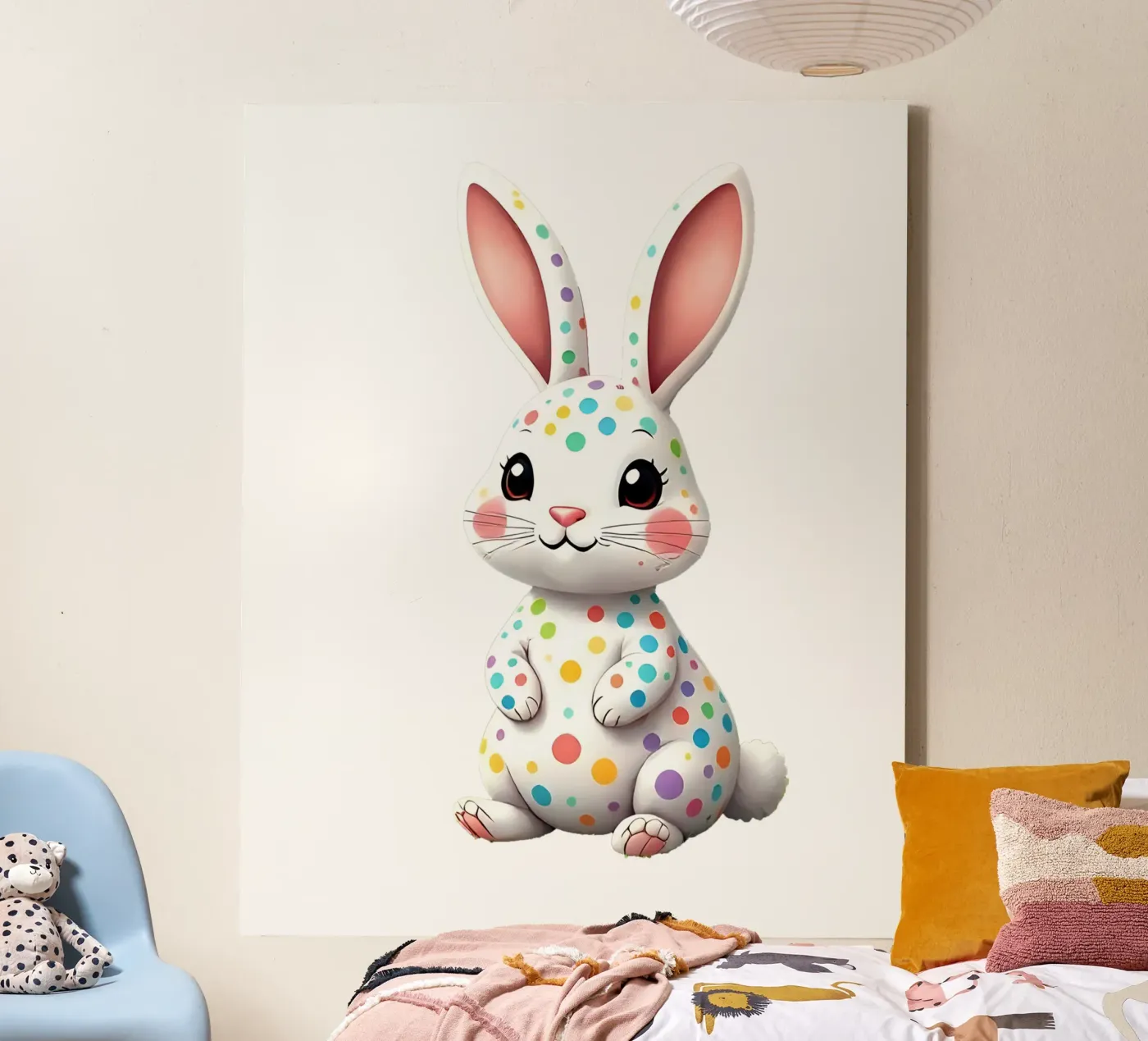 Haas_2a canvas van Tierisch bunt by LK