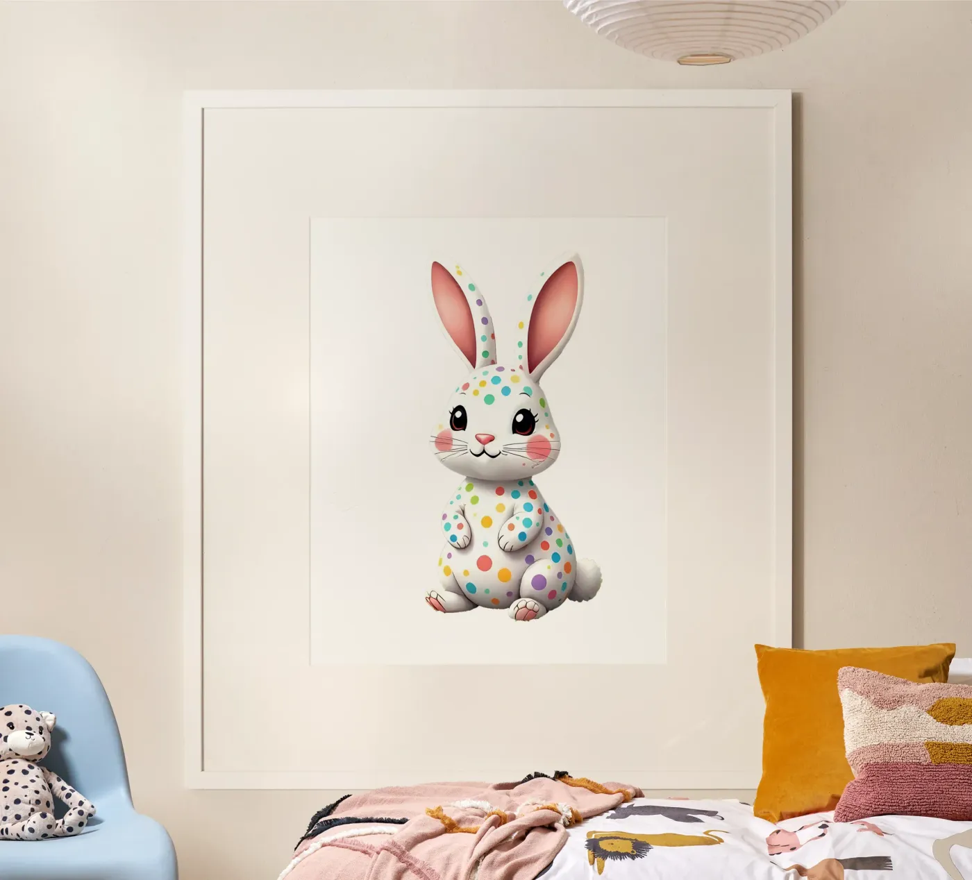 Hare_2a poster by Tierisch bunt by LK