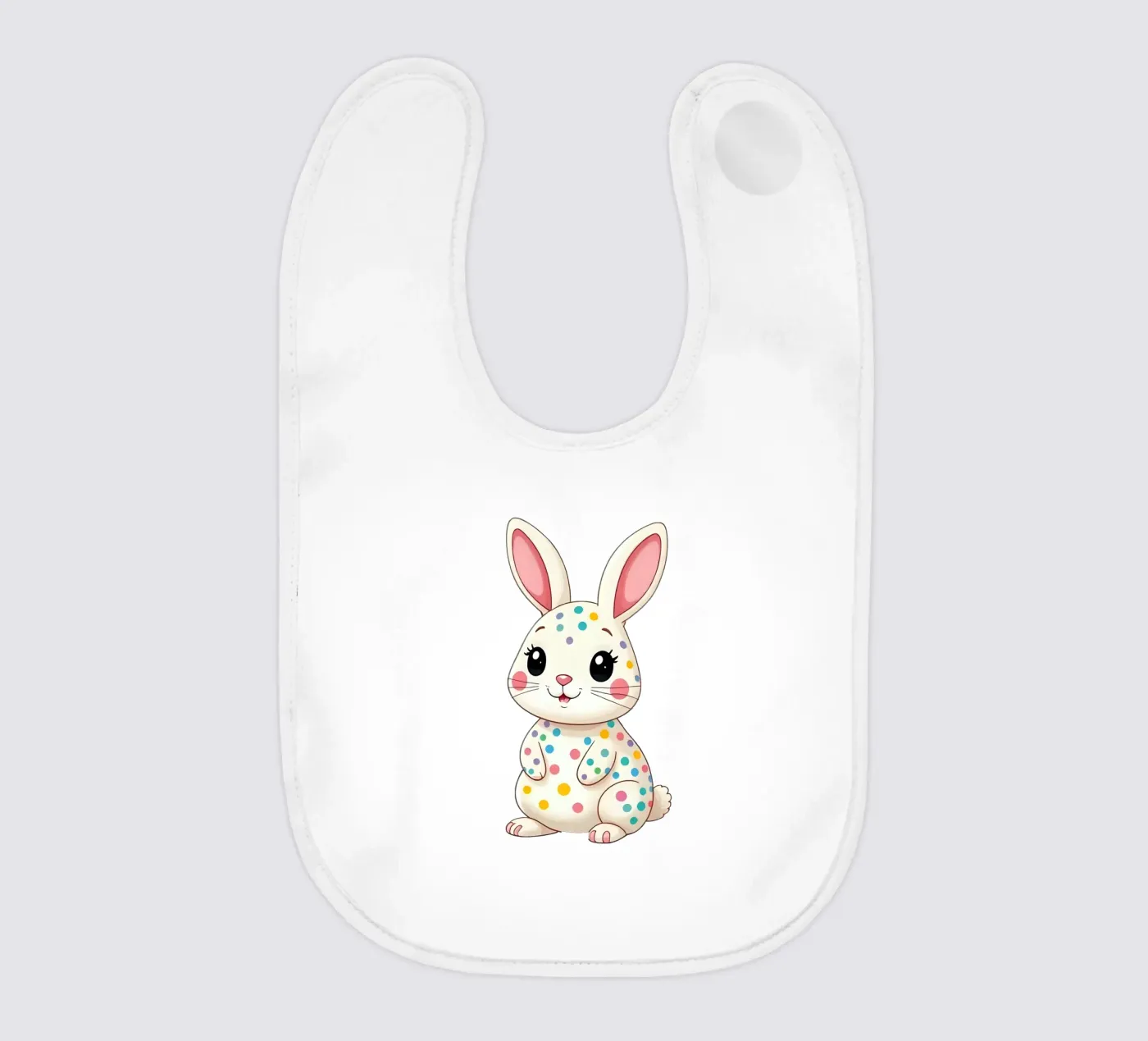 Haas_3a baby slabbetje van Tierisch bunt by LK