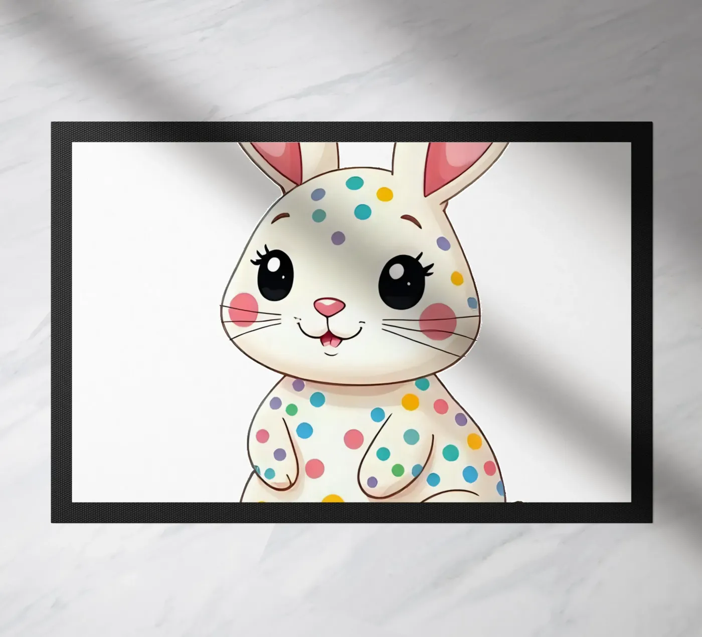 Hare_3a Fußmatte von Tierisch bunt by LK