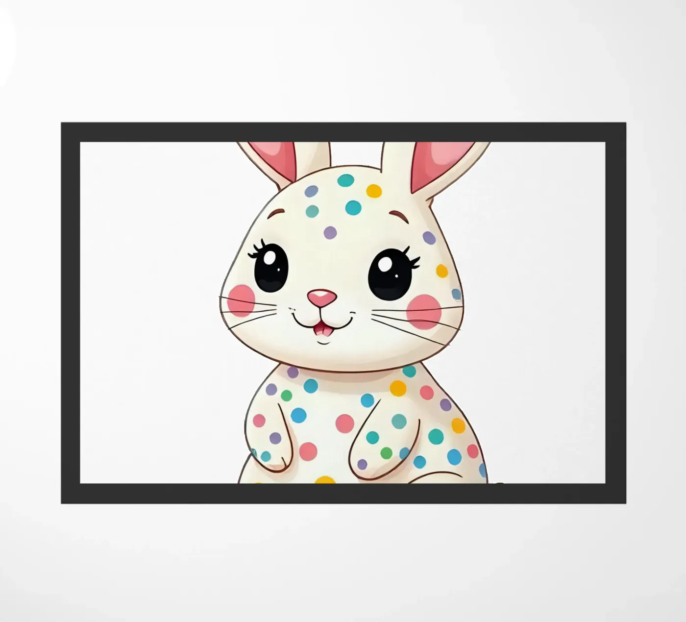 Hare_3a Fußmatte von Tierisch bunt by LK