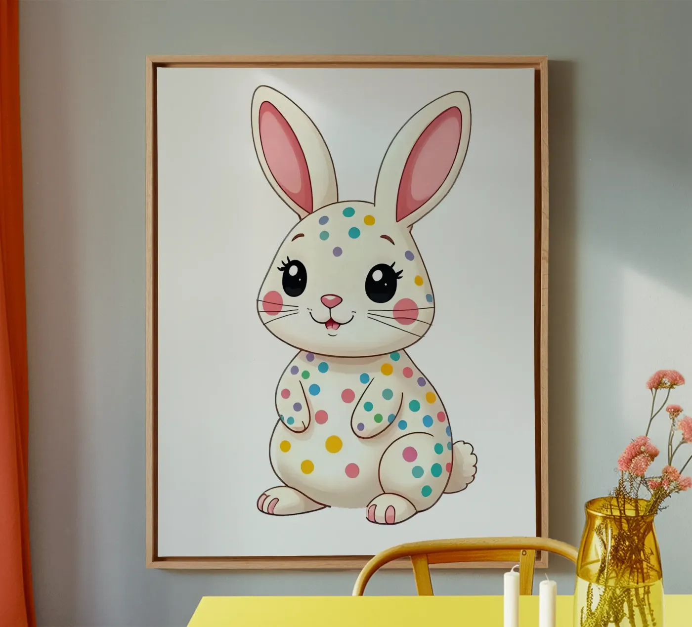 Hare_3a canvas by Tierisch bunt by LK