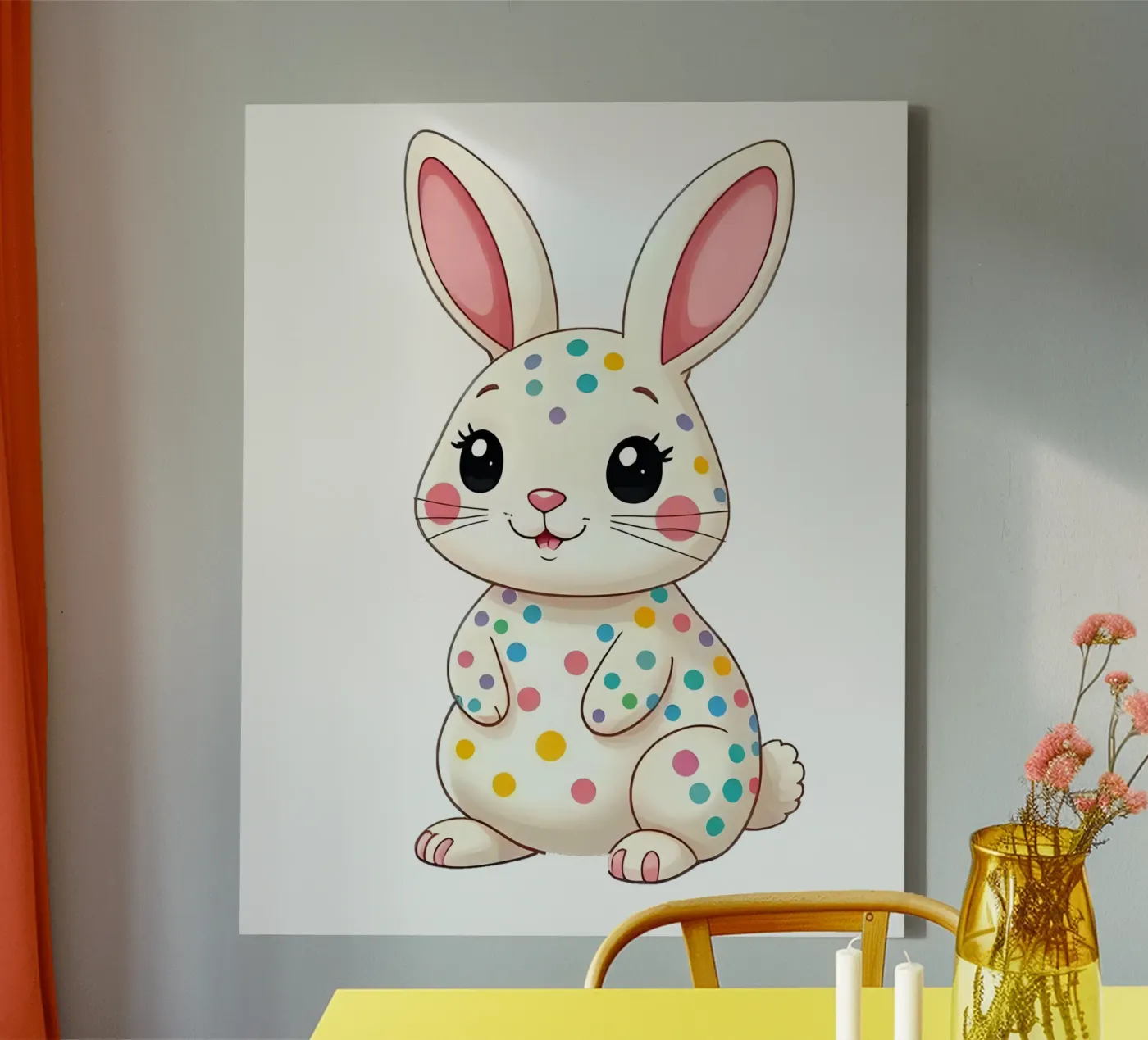 Hare_3a canvas by Tierisch bunt by LK