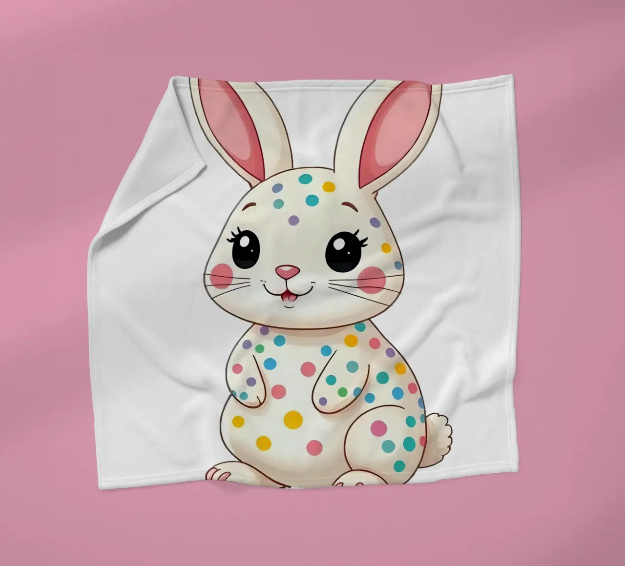 Hase_3a Fleecedecke von Tierisch bunt by LK