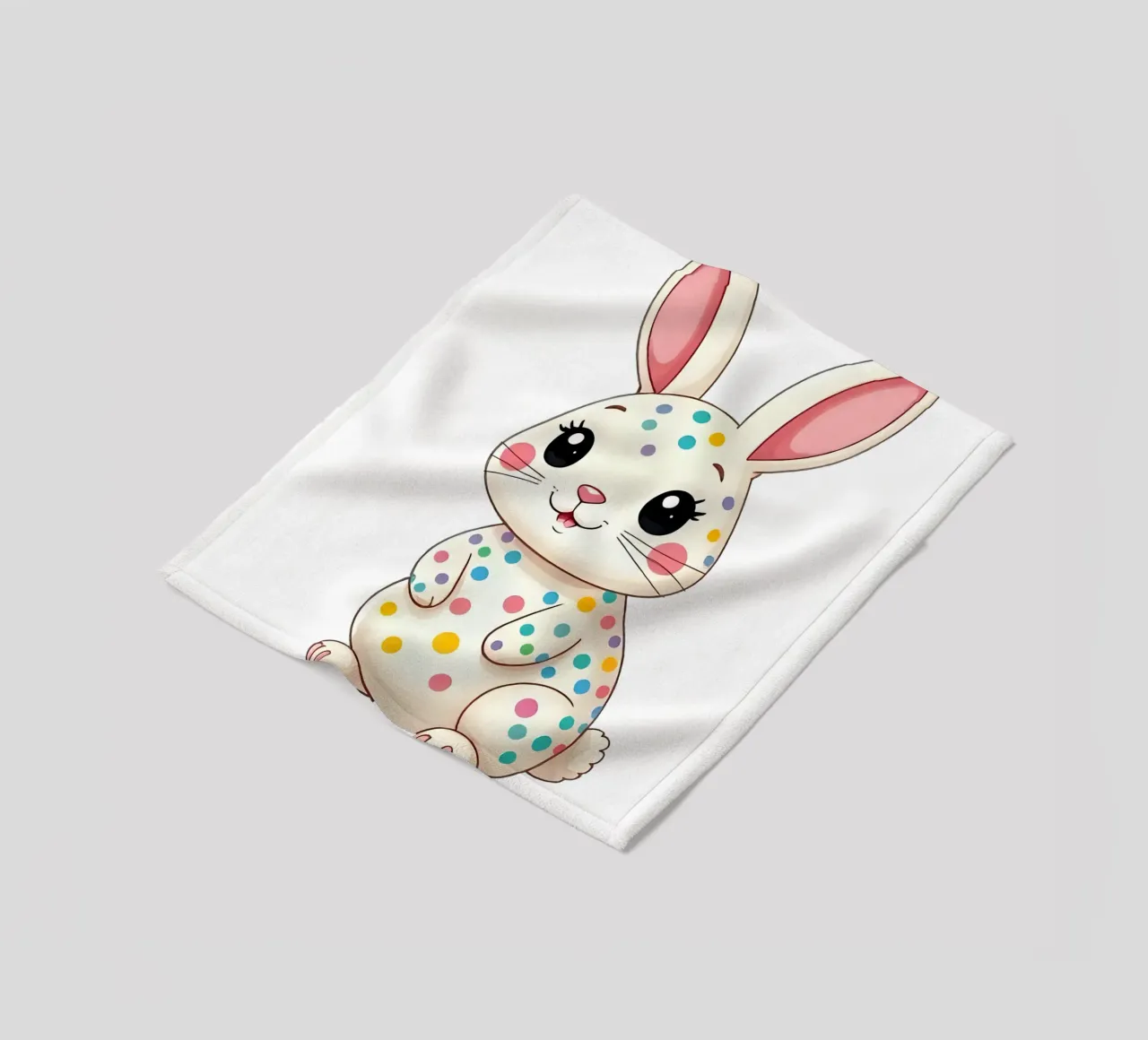 Hase_3a Fleecedecke von Tierisch bunt by LK