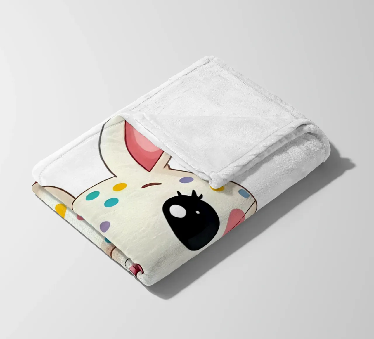 Hase_3a Fleecedecke von Tierisch bunt by LK