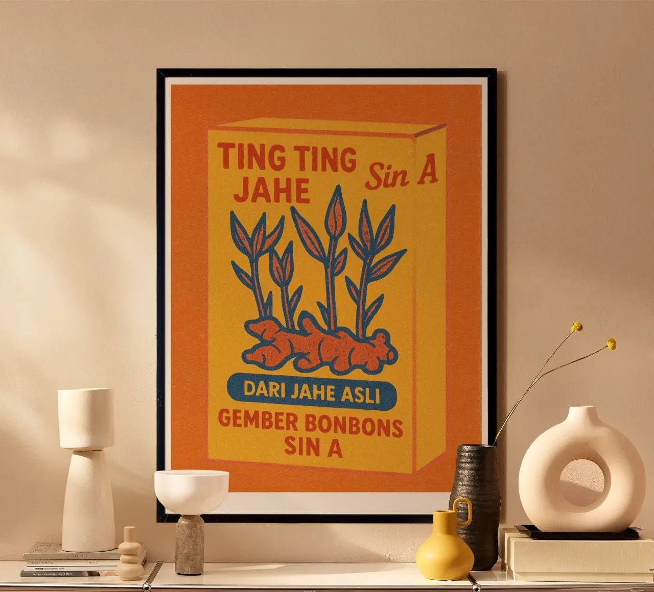 Risographie Kitchenprint "Eat The World" No. 7 hahnemühle by typealive