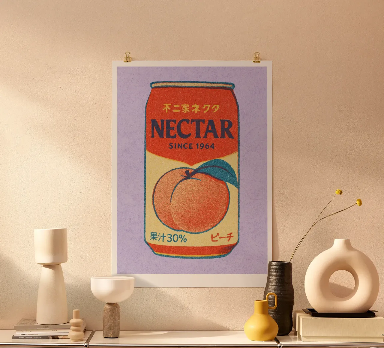 Risographie Kitchenprint "Eat The World" No. 10 poster de typealive