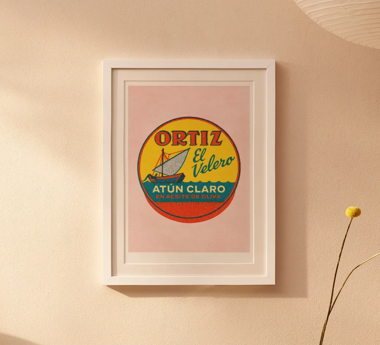 Risographie Kitchenprint "Eat The World" n. 15 poster con telaio in plastica da typealive