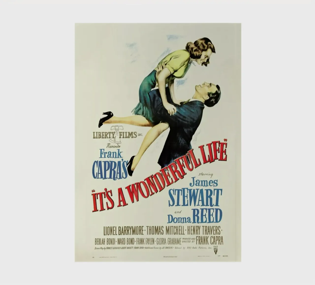 ‘It’s a Wonderful Life’ Retro Movie Poster cuaderno de Gallery Print and Art Limited