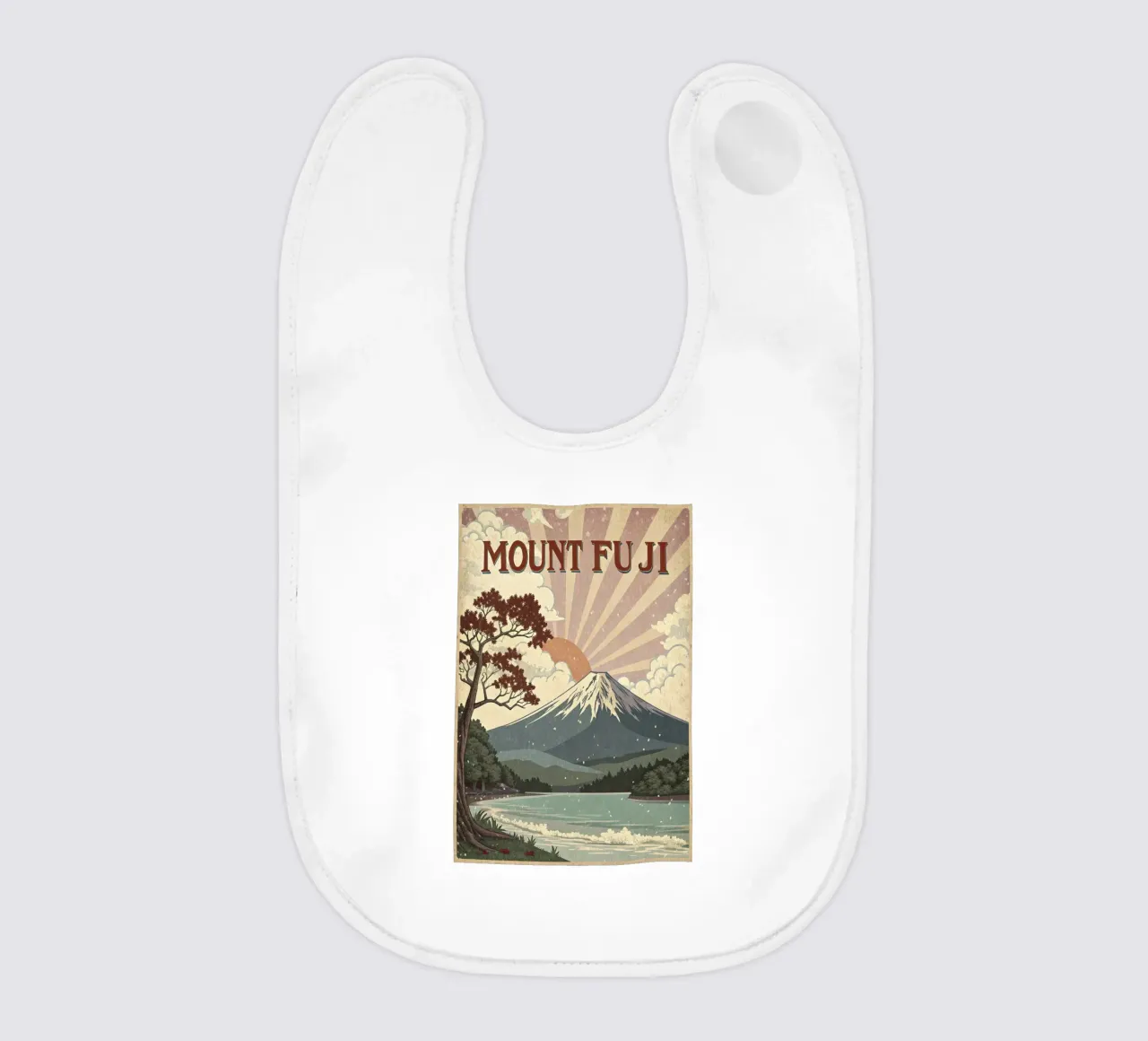 Poster d'epoca del Monte Fuji bavaglino da 🎁 ARTVI-SHOP