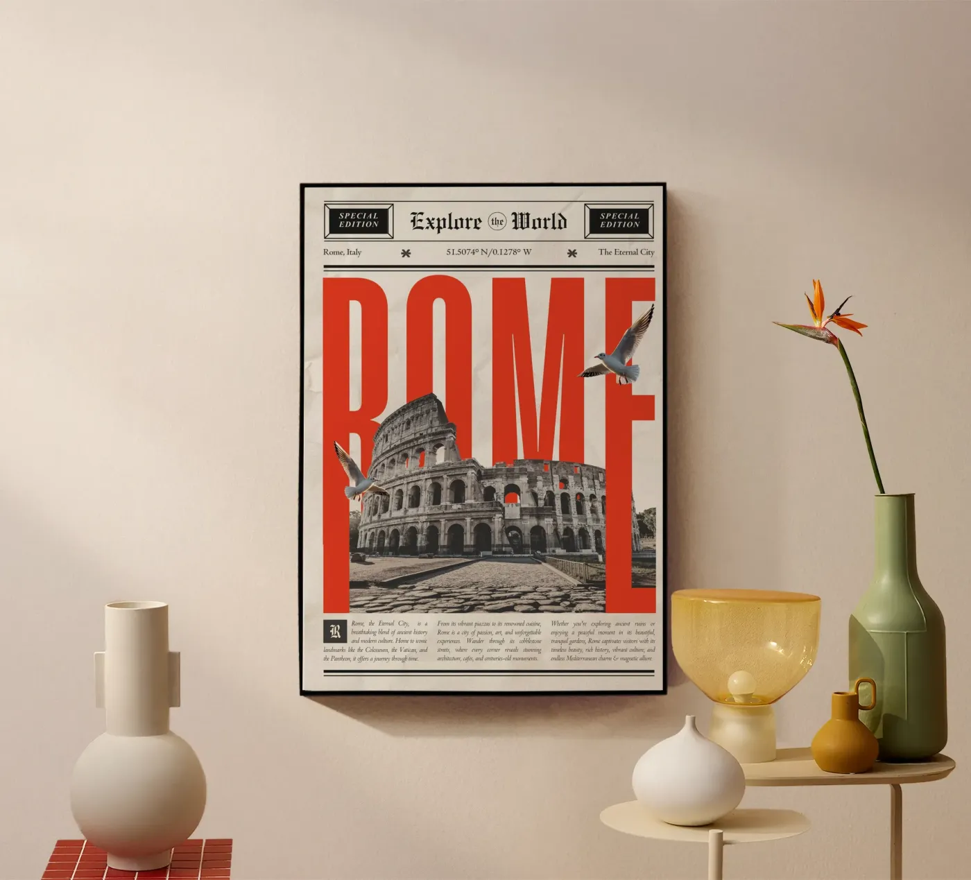 ROME Acryl-Glas von SMRT STUDIO