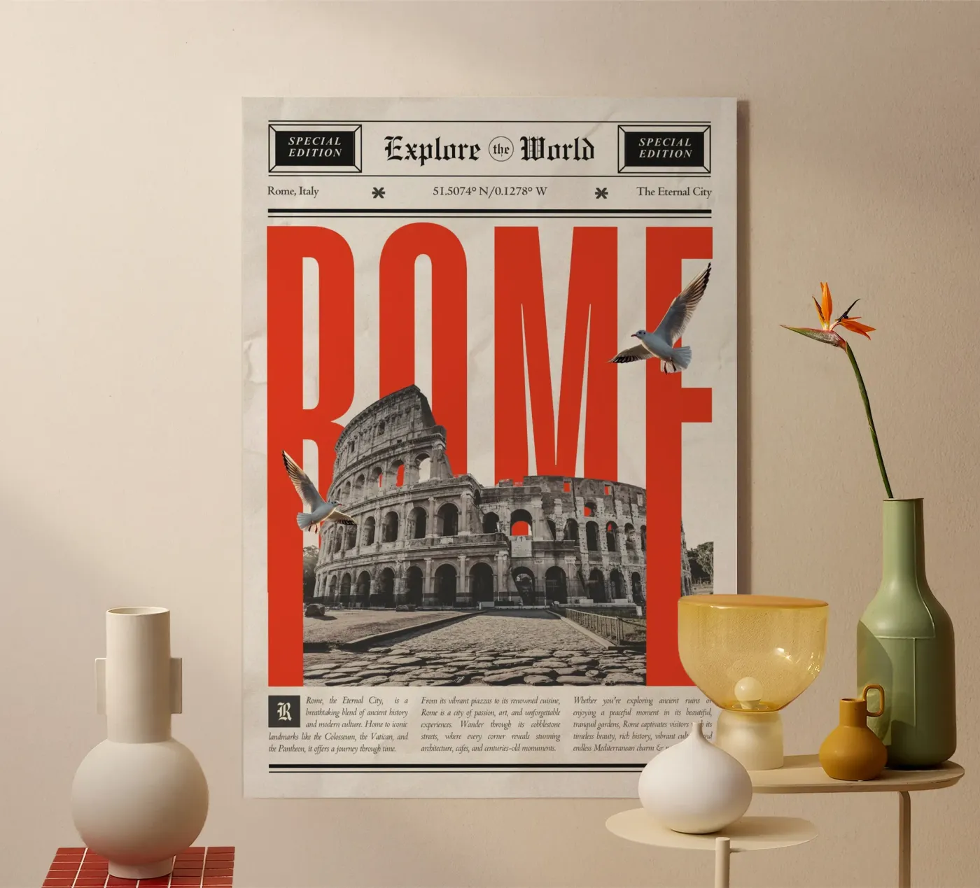ROME Acryl-Glas von SMRT STUDIO