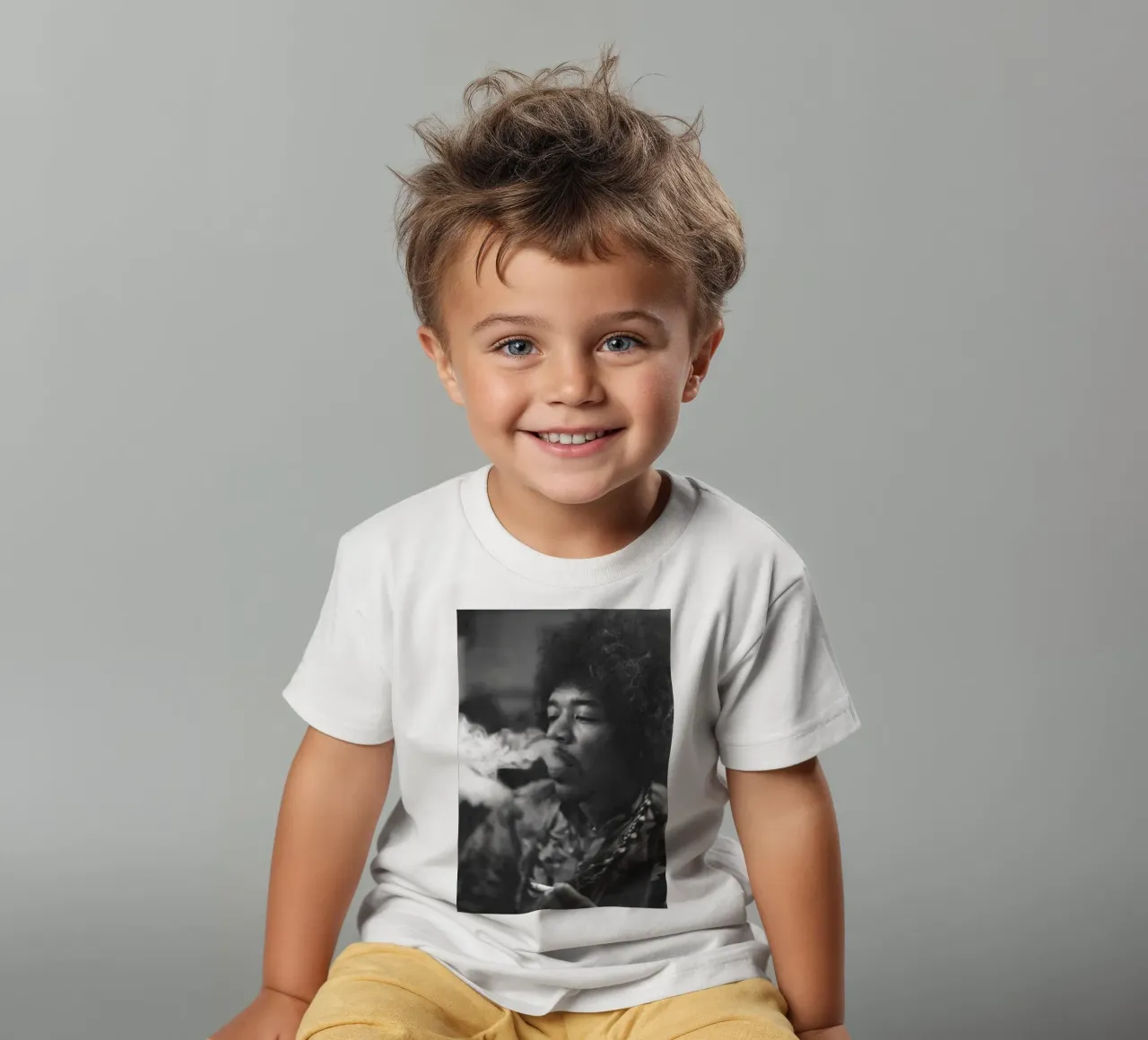 Jimi Enjoy cigarette kids t-shirt by Alex happy shop