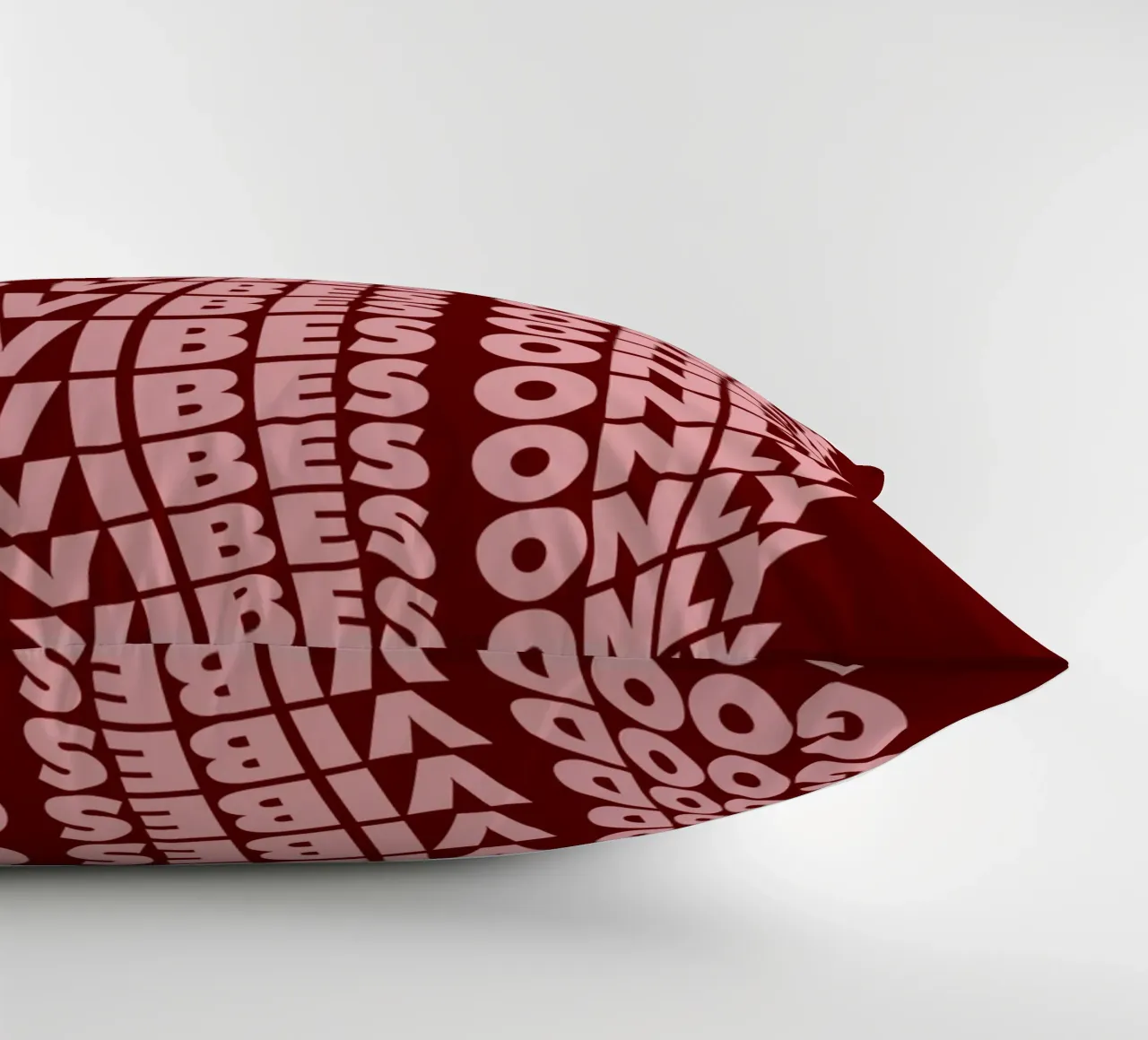 Good Vibes Only Abstract Modern Typografie Design Wall Art decorative cushion by THE MOTIVATED TYPE